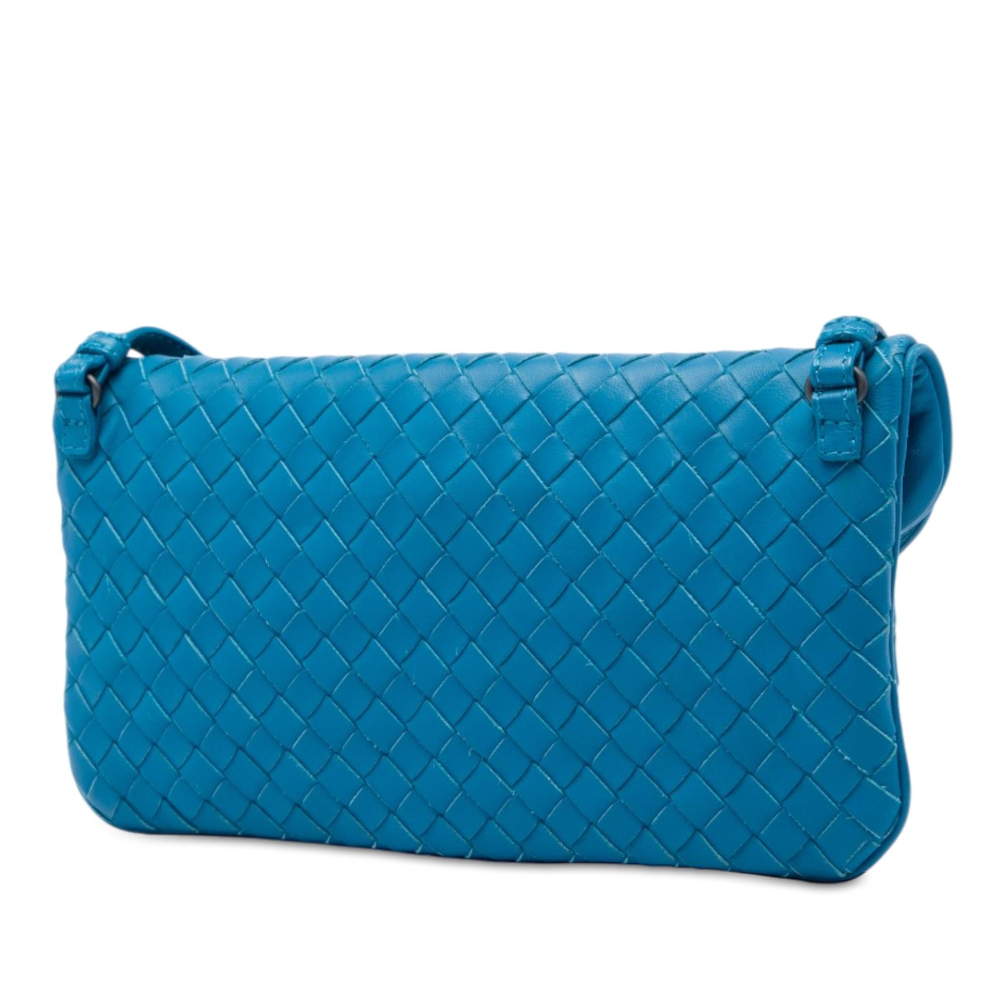 Bottega Veneta Mini Nappa Intrecciato Turn Lock Crossbody