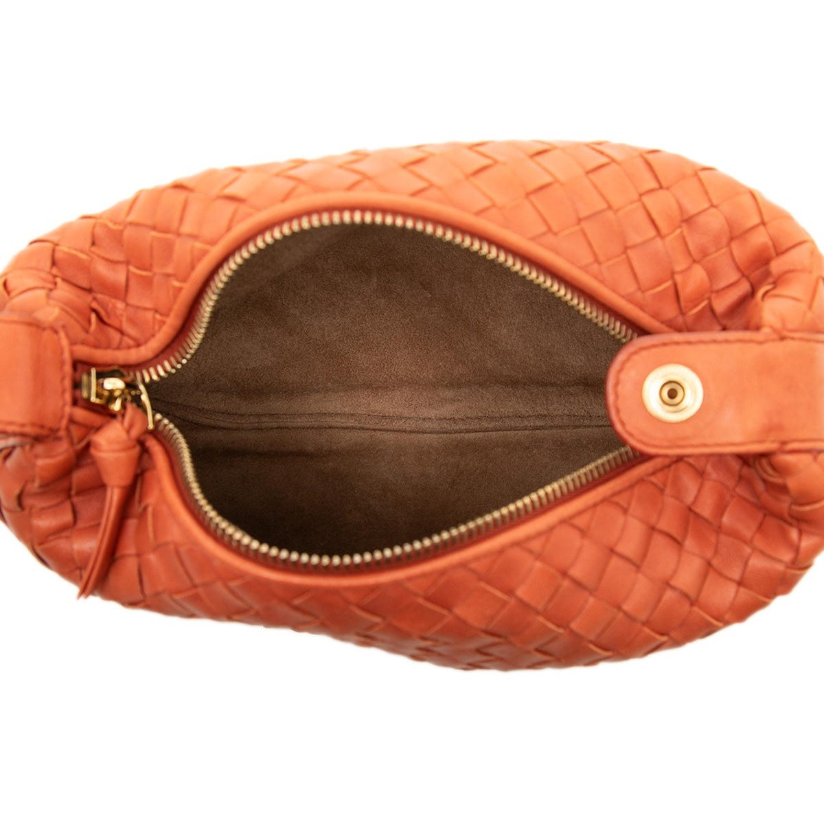 Bottega Veneta Mini Nappa Intrecciato Wallace Handbag