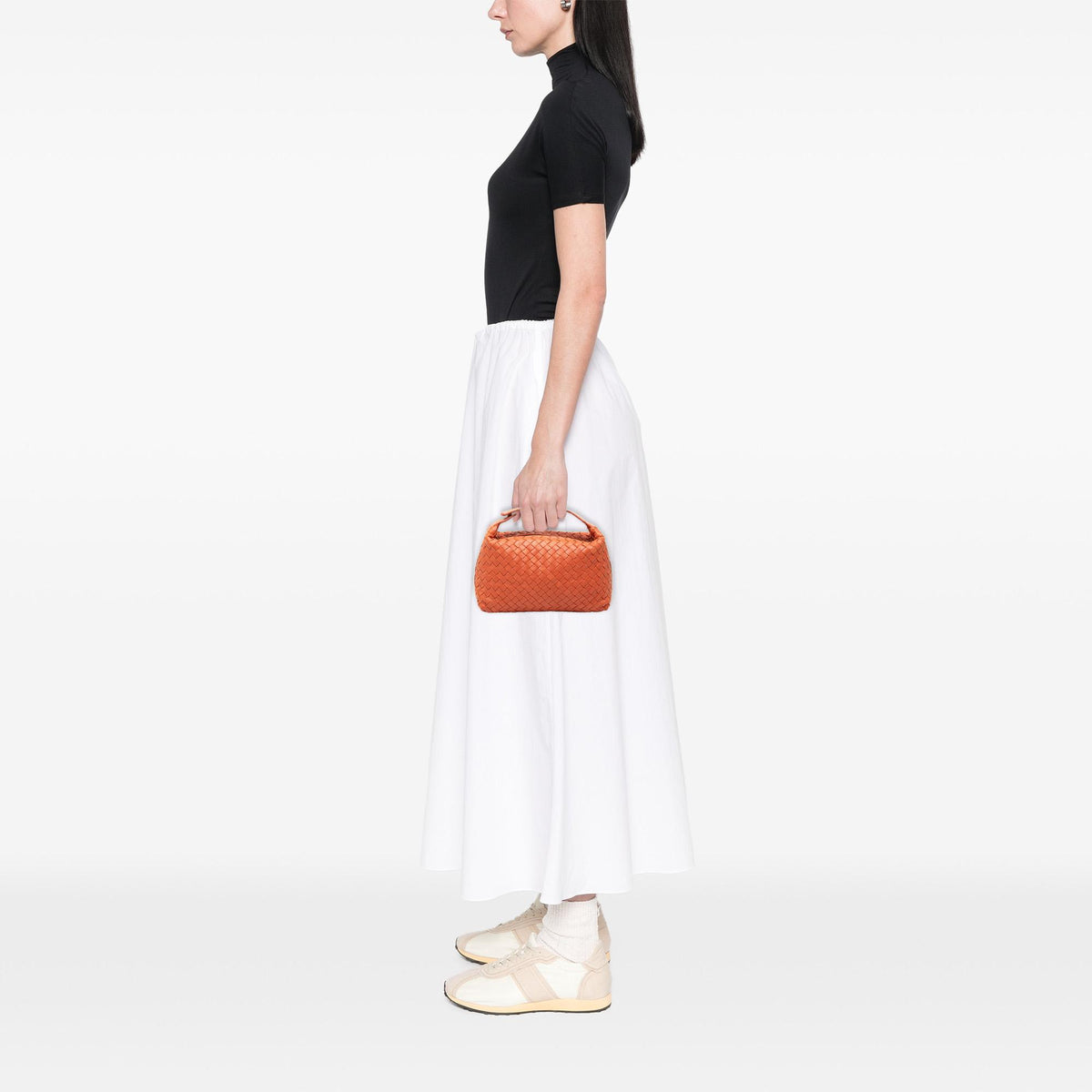 Bottega Veneta Mini Nappa Intrecciato Wallace Handbag