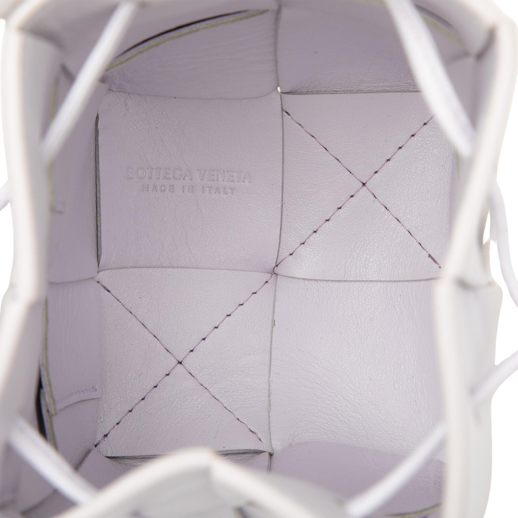 Bottega Veneta Mini Nappa Maxi Intrecciato Cassette Bucket Bag