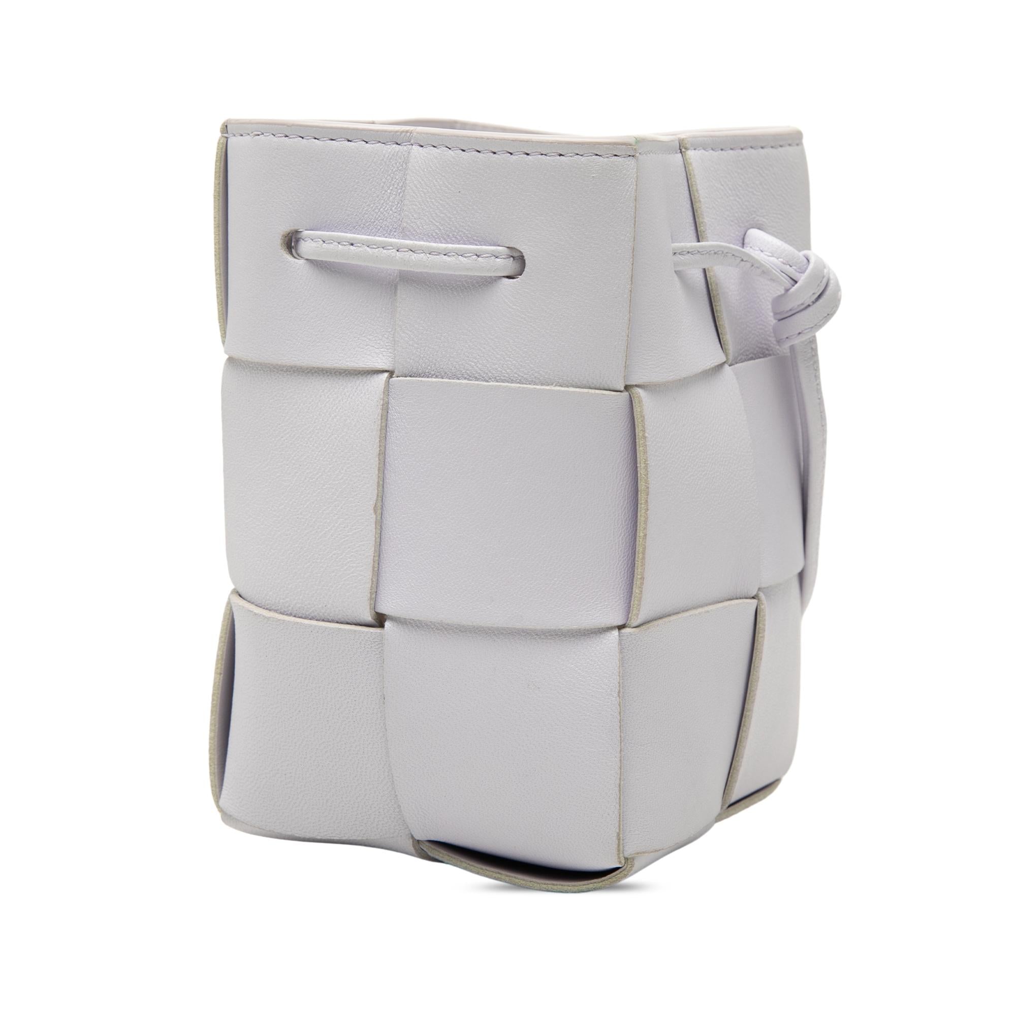 Bottega Veneta Mini Nappa Maxi Intrecciato Cassette Bucket Bag