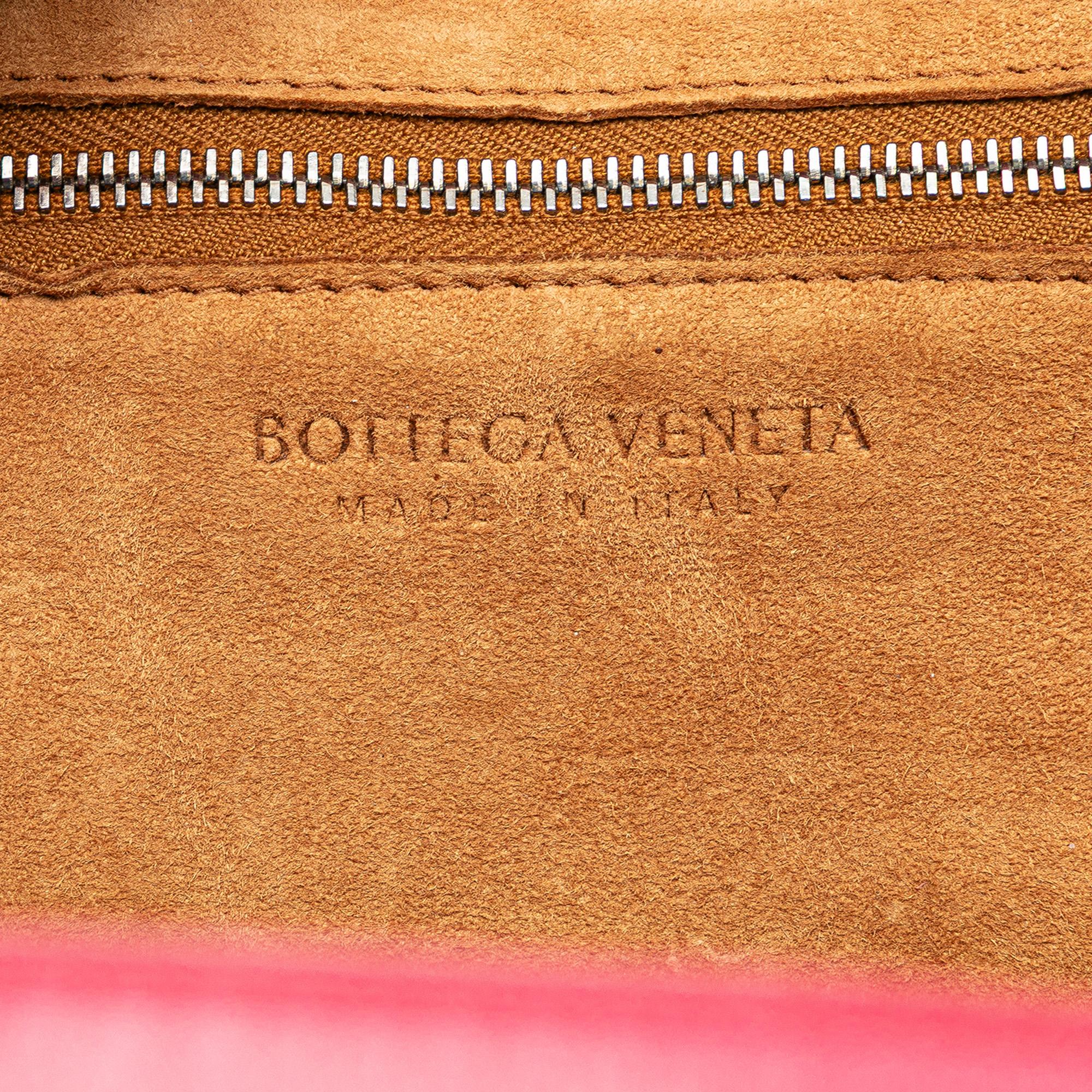 Bottega Veneta Mini Paper Calfskin Intrecciato Arco Satchel
