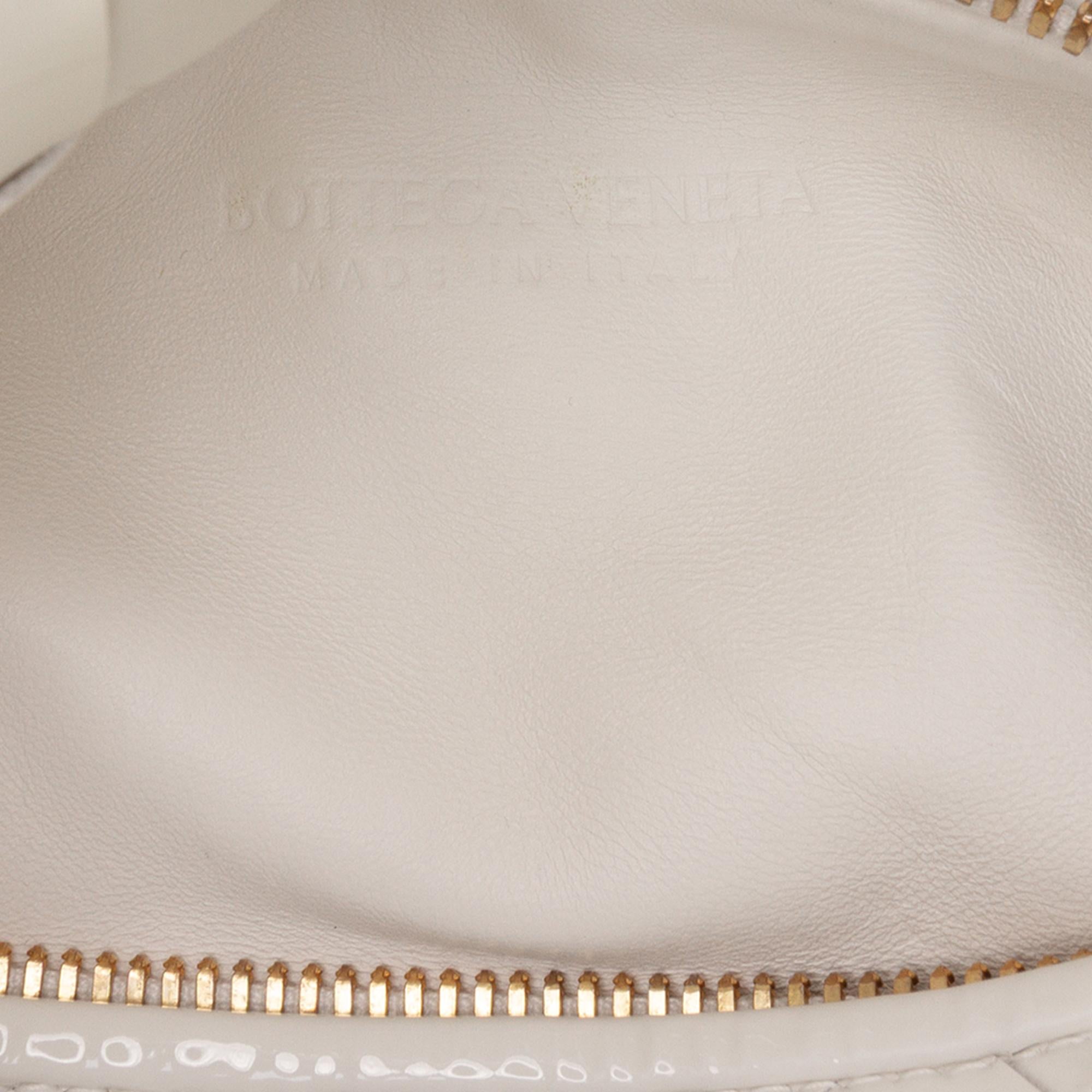 Bottega Veneta Mini Patent Intrecciato Jodie