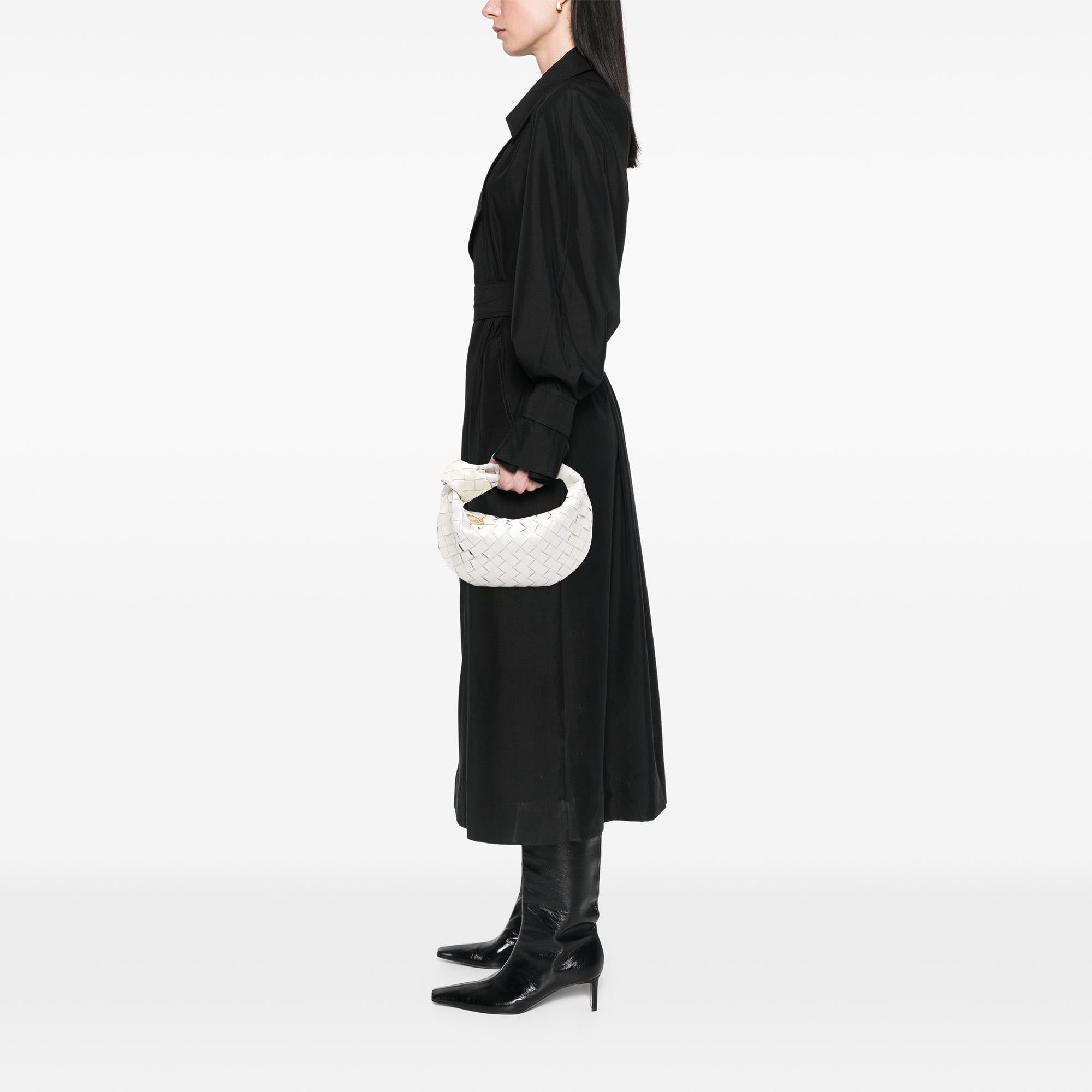 Bottega Veneta Mini Patent Intrecciato Jodie