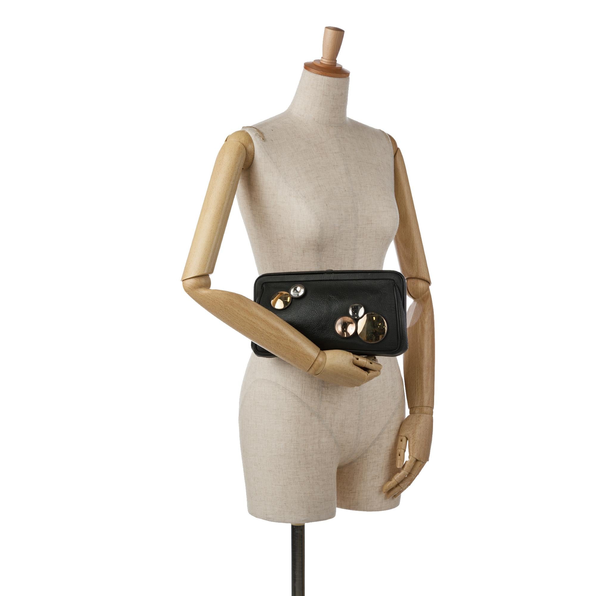 Bottega Veneta Mirror Lens Clutch Bag