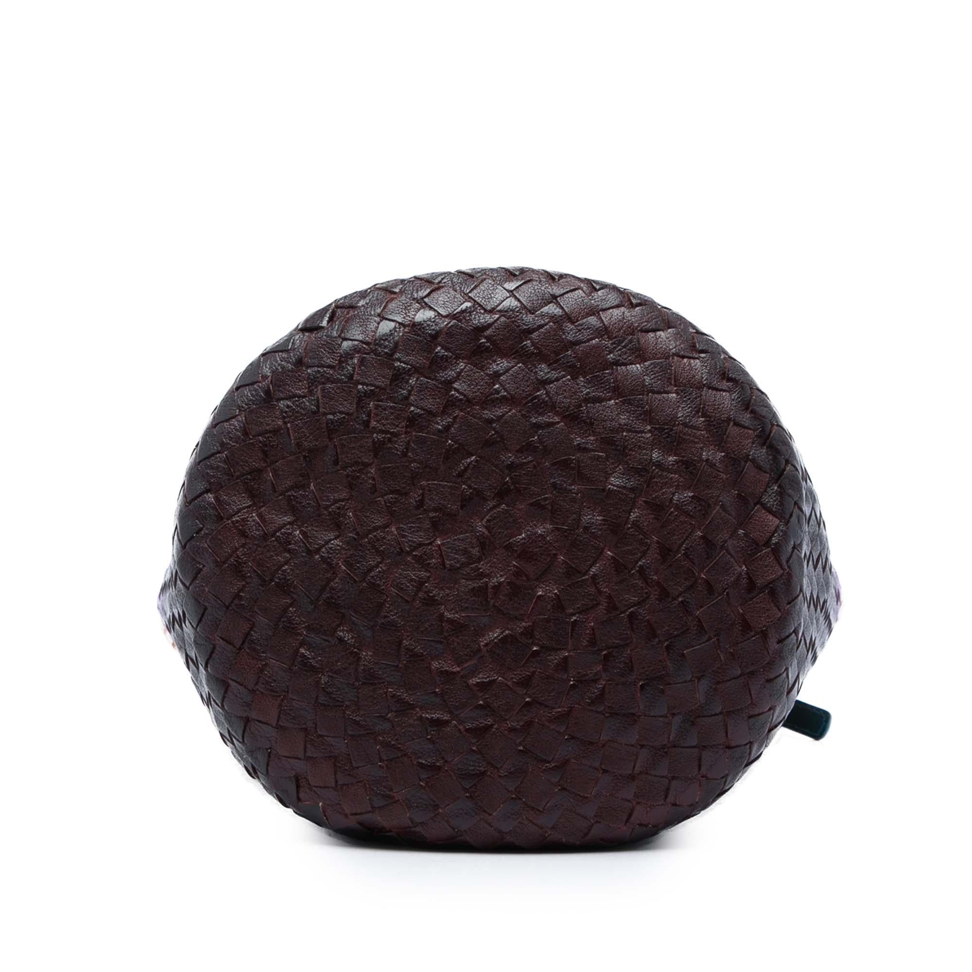 Bottega Veneta Nappa Intrecciato Acquarello Bucket Bag