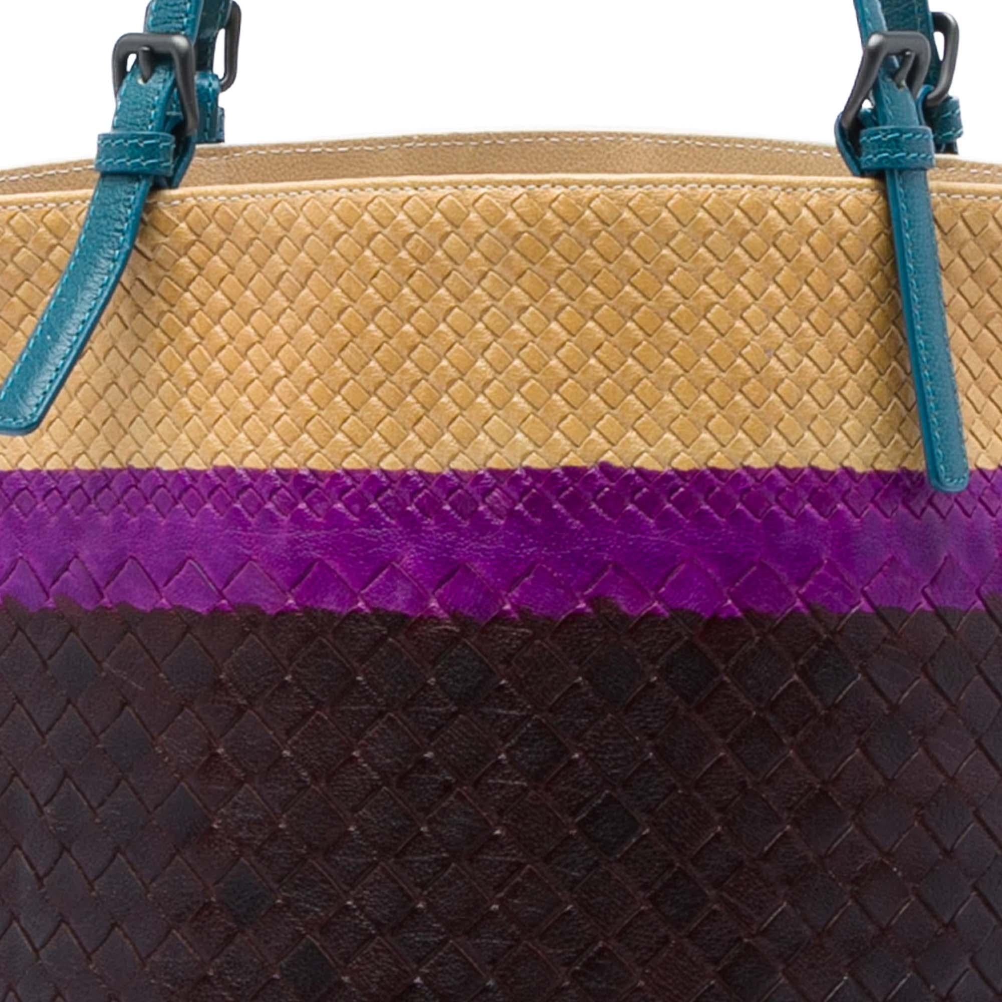 Bottega Veneta Nappa Intrecciato Acquarello Bucket Bag