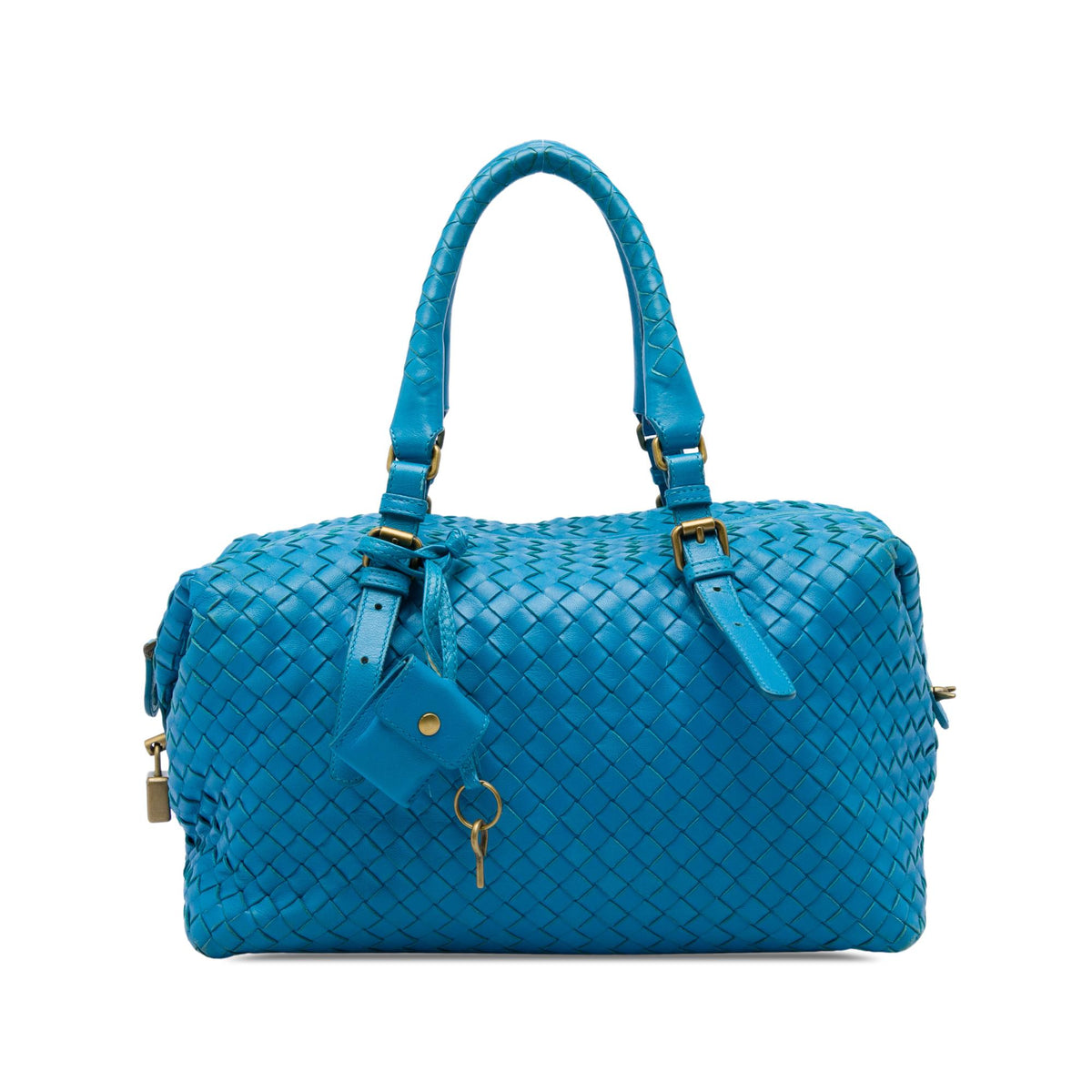 Bottega Veneta Nappa Intrecciato Boston Bag