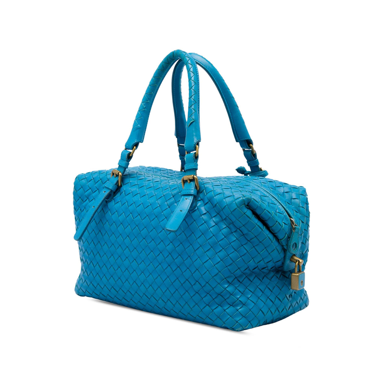 Bottega Veneta Nappa Intrecciato Boston Bag