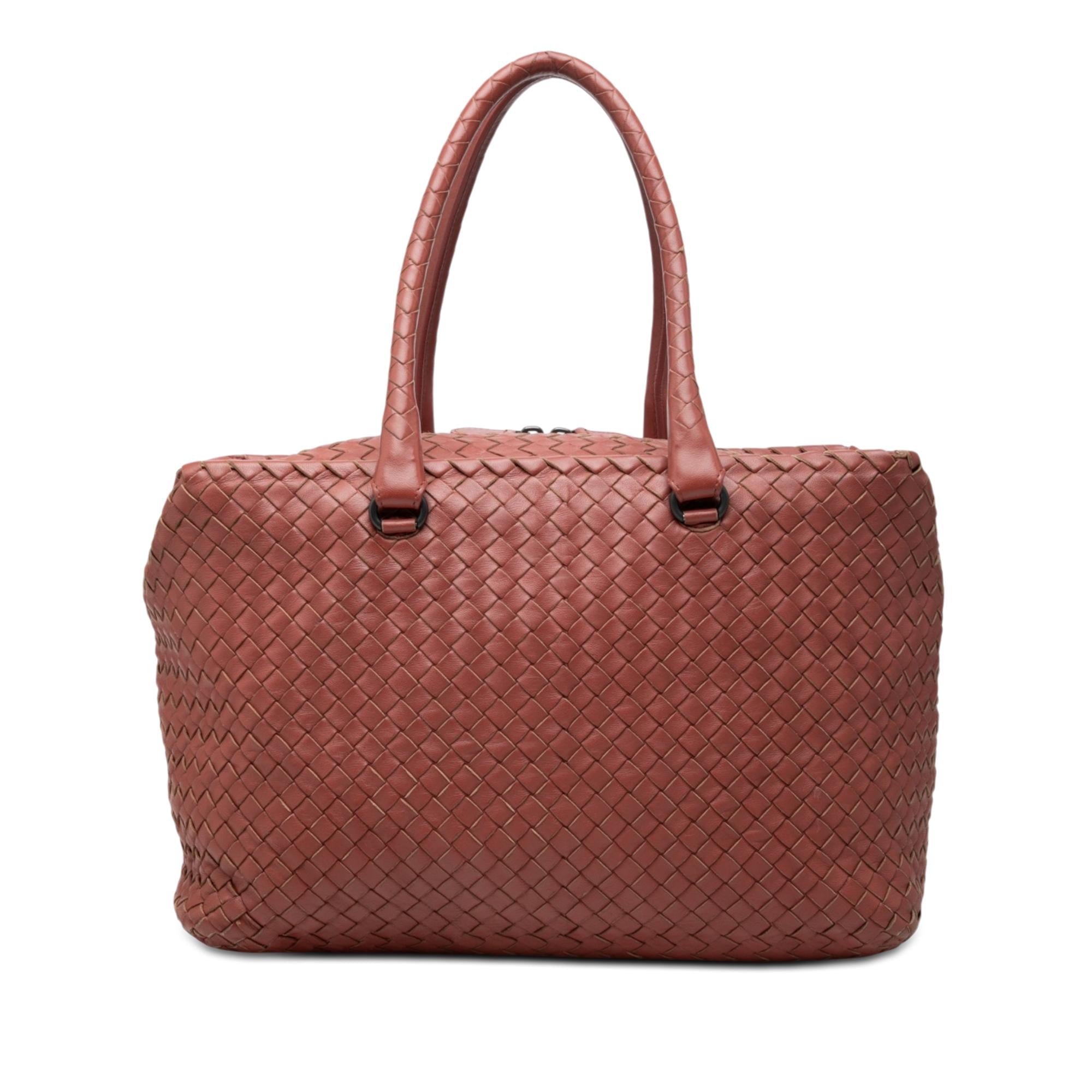 Bottega Veneta Nappa Intrecciato Brick Tote