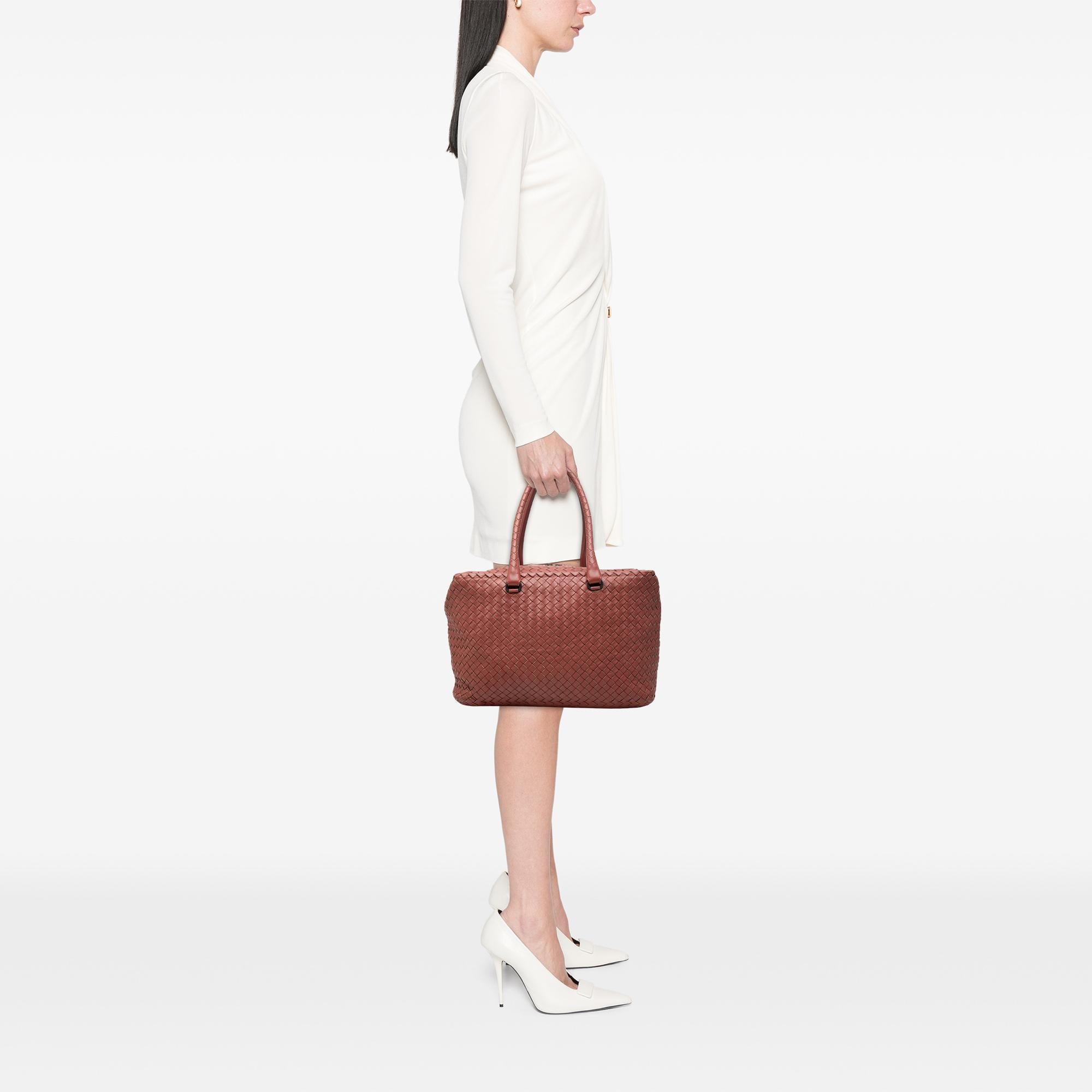 Bottega Veneta Nappa Intrecciato Brick Tote