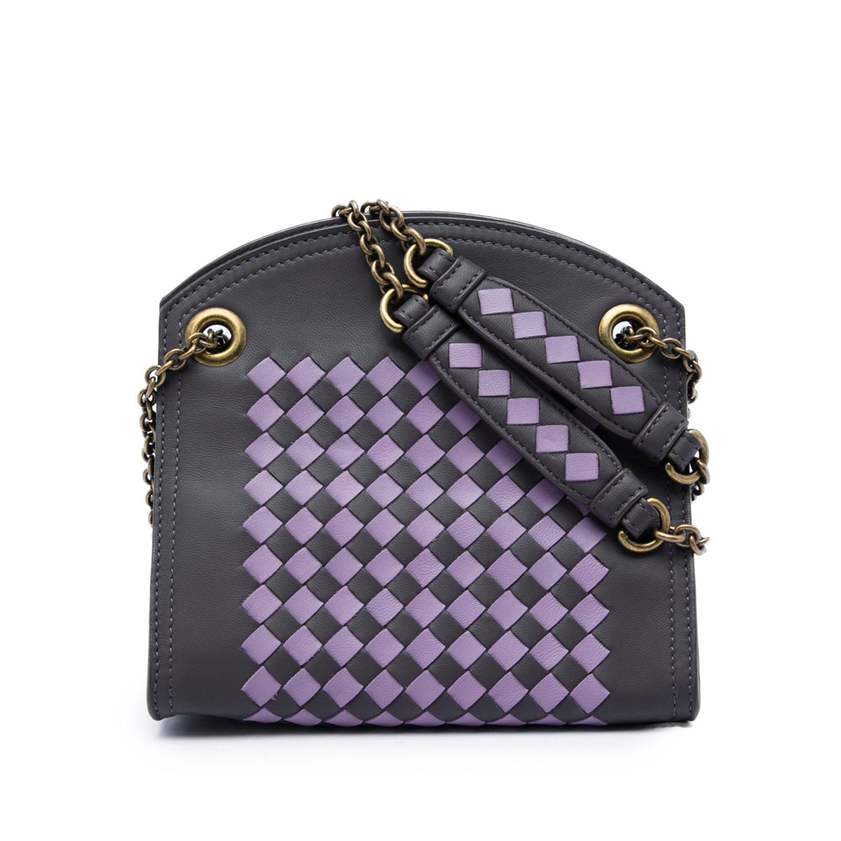 Bottega Veneta Nappa Intrecciato Chain Wallet