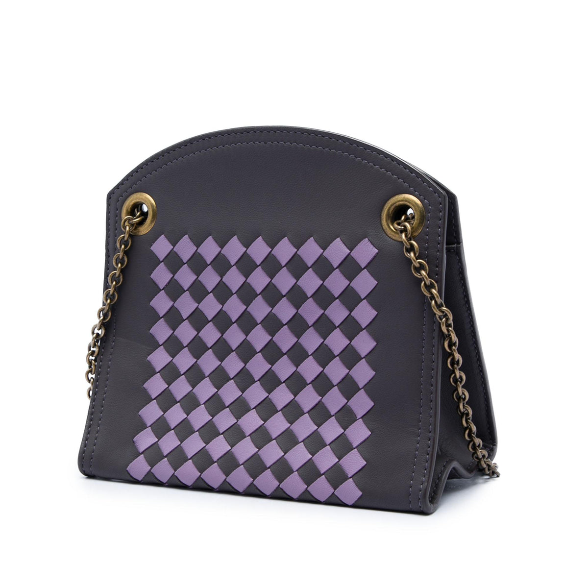 Bottega Veneta Nappa Intrecciato Chain Wallet