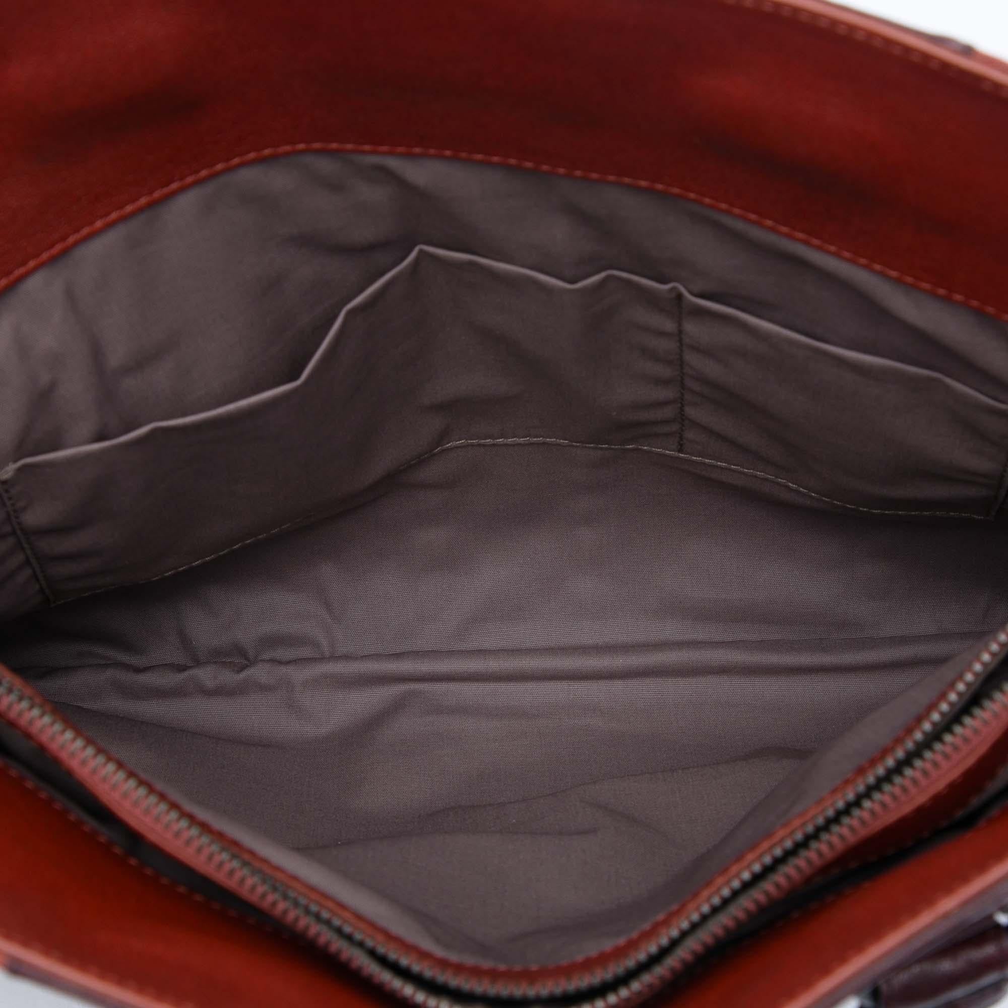 Bottega Veneta Nappa Intrecciato Club Fume Briefcase