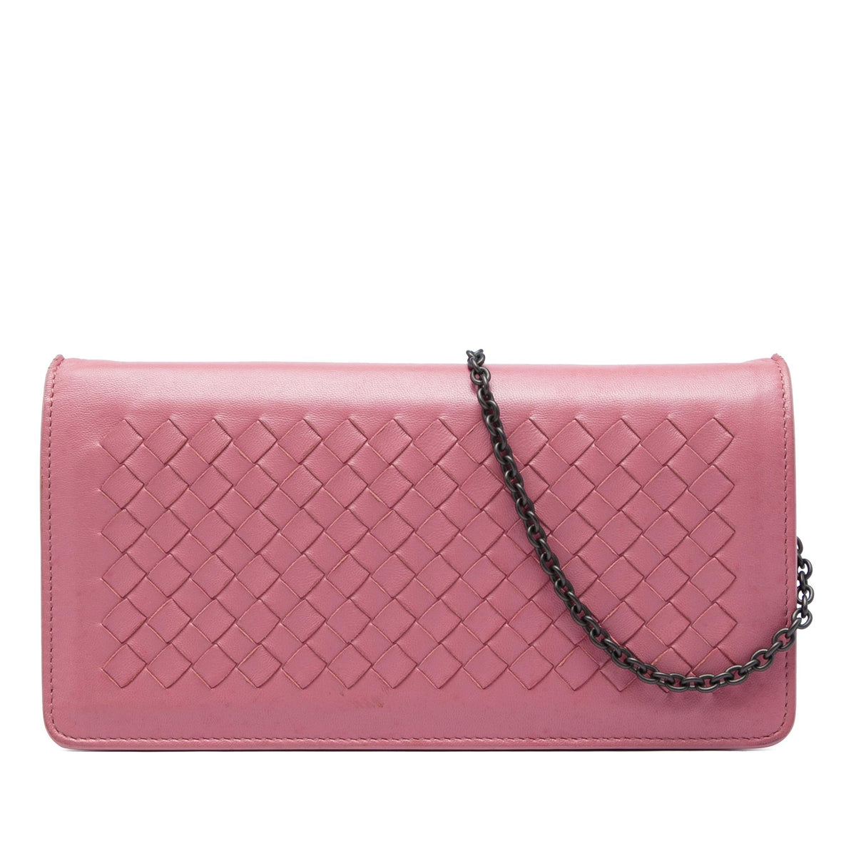 Bottega Veneta Nappa Intrecciato Continental Wallet on Chain