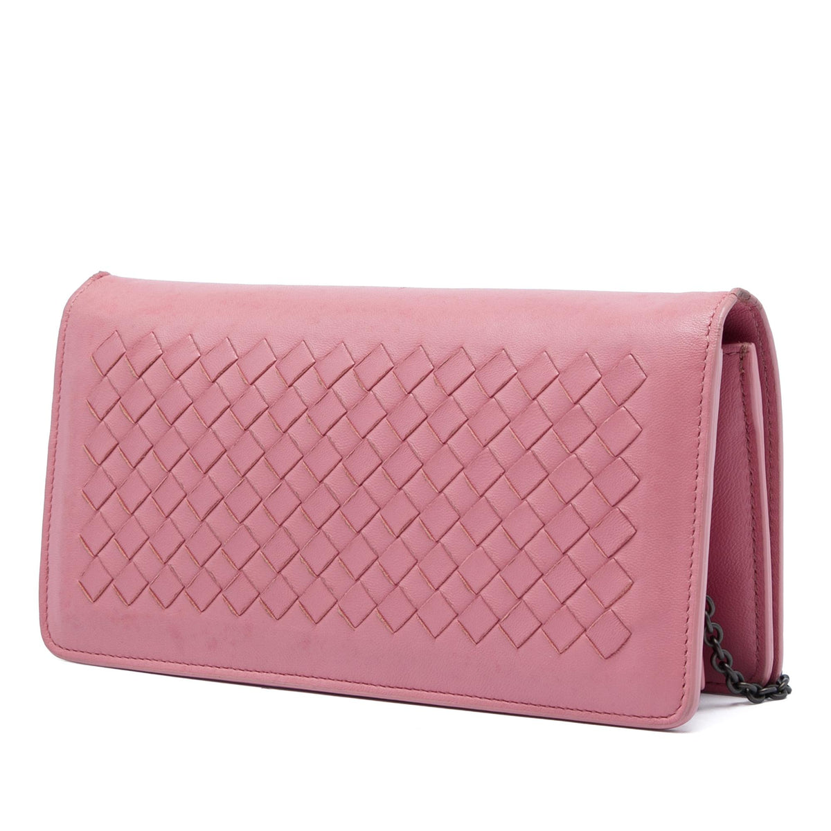 Bottega Veneta Nappa Intrecciato Continental Wallet on Chain