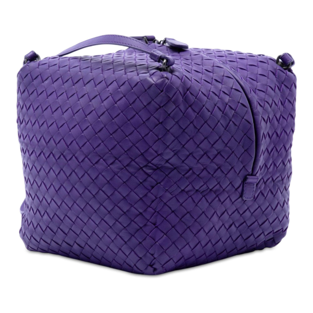 Bottega Veneta Nappa Intrecciato Cube Crossbody