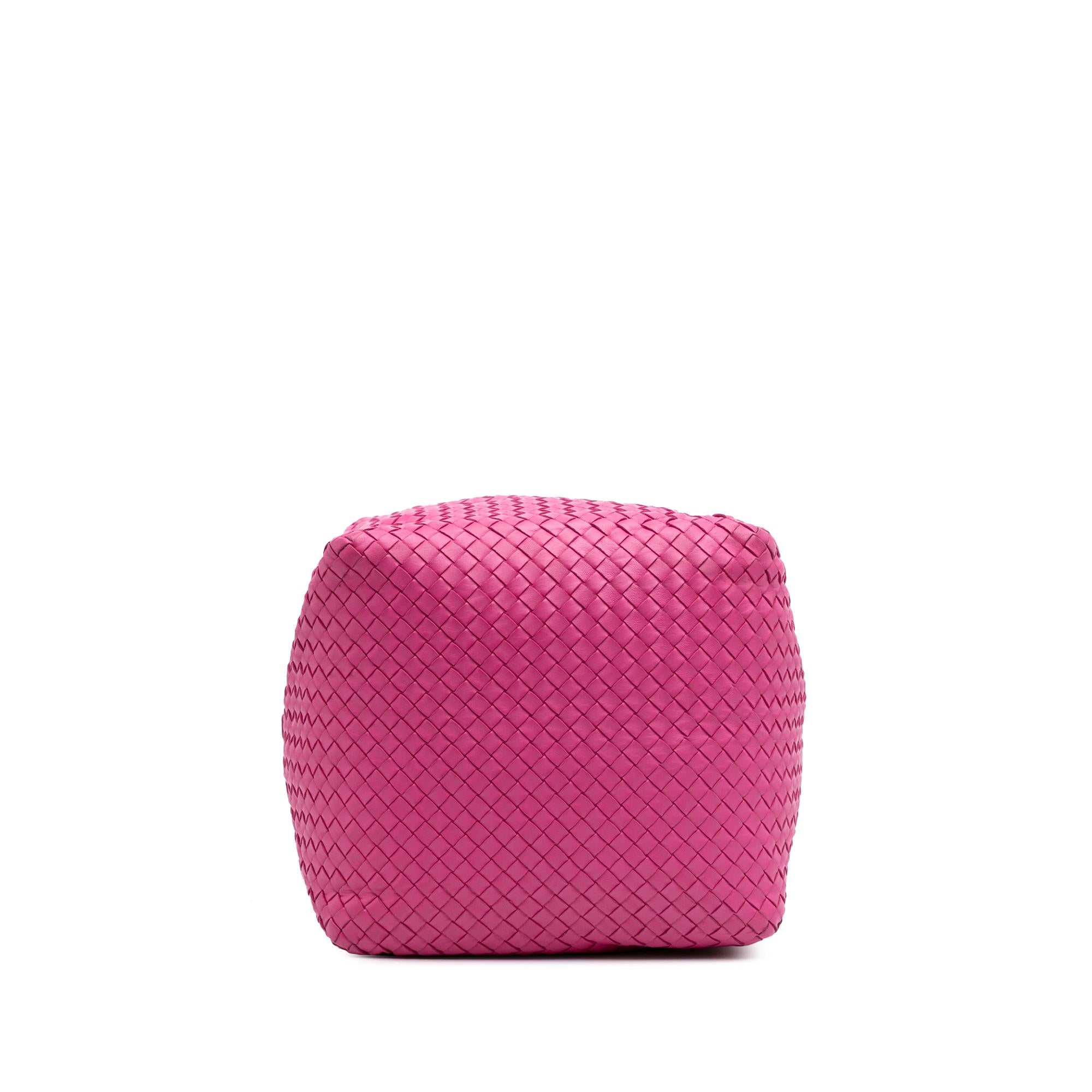 Bottega Veneta Nappa Intrecciato Cube Shoulder Bag