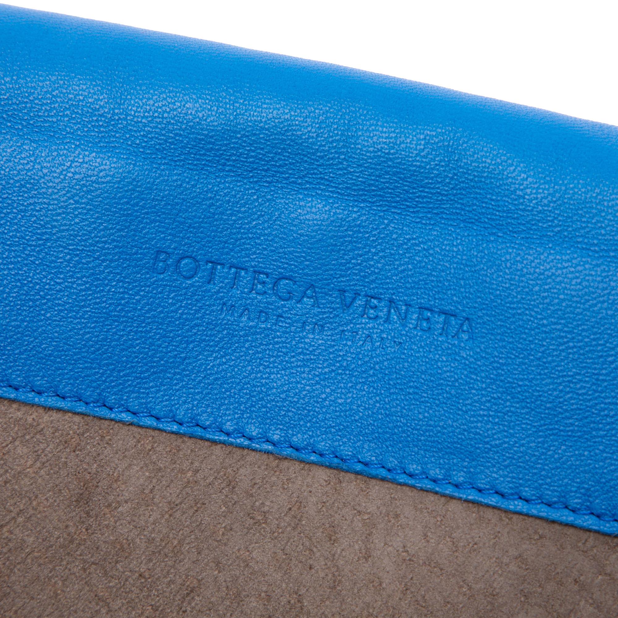 Bottega Veneta Nappa Intrecciato Double Sided Flap Shoulder Bag