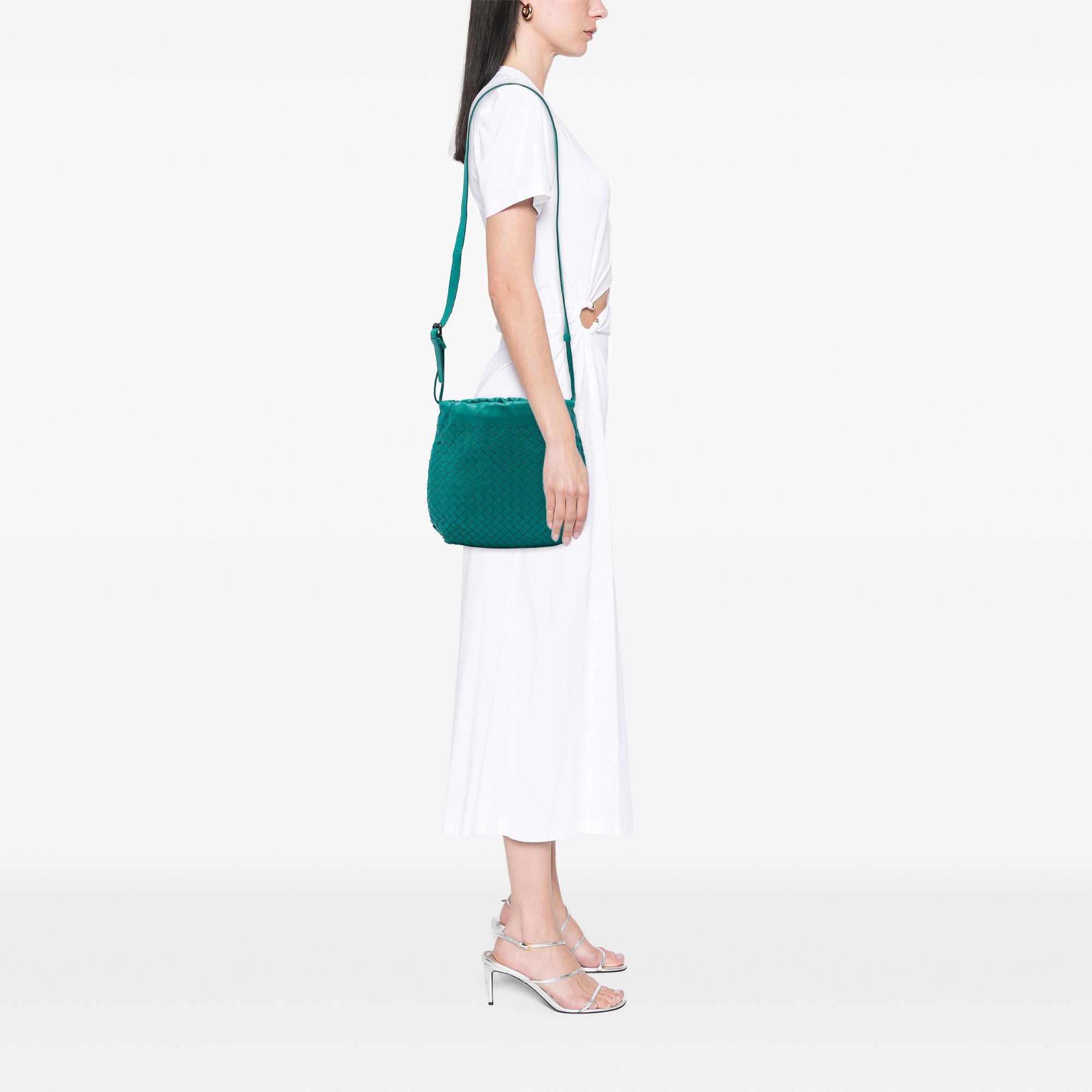 Bottega Veneta Nappa Intrecciato Drawstring Crossbody