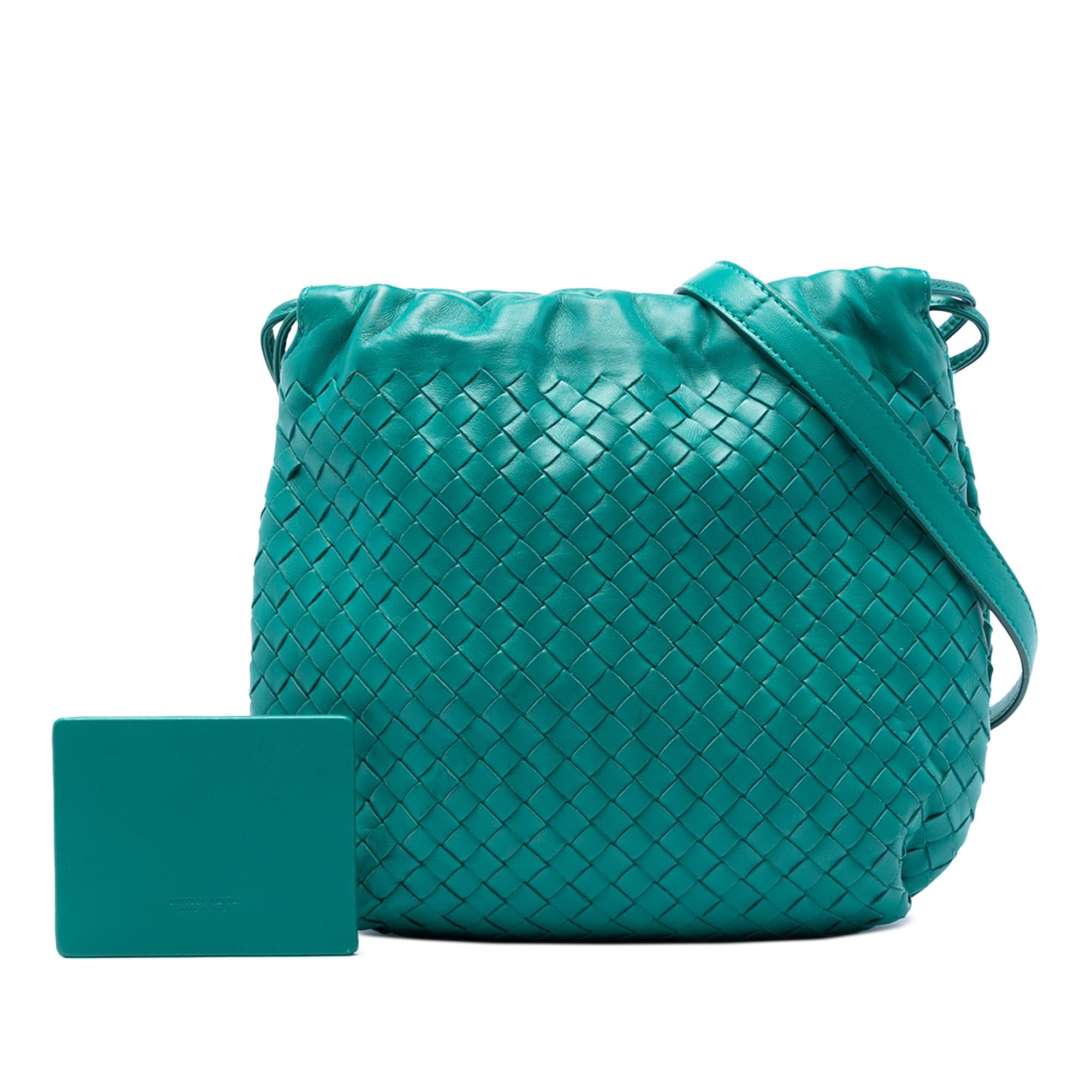 Bottega Veneta Nappa Intrecciato Drawstring Crossbody