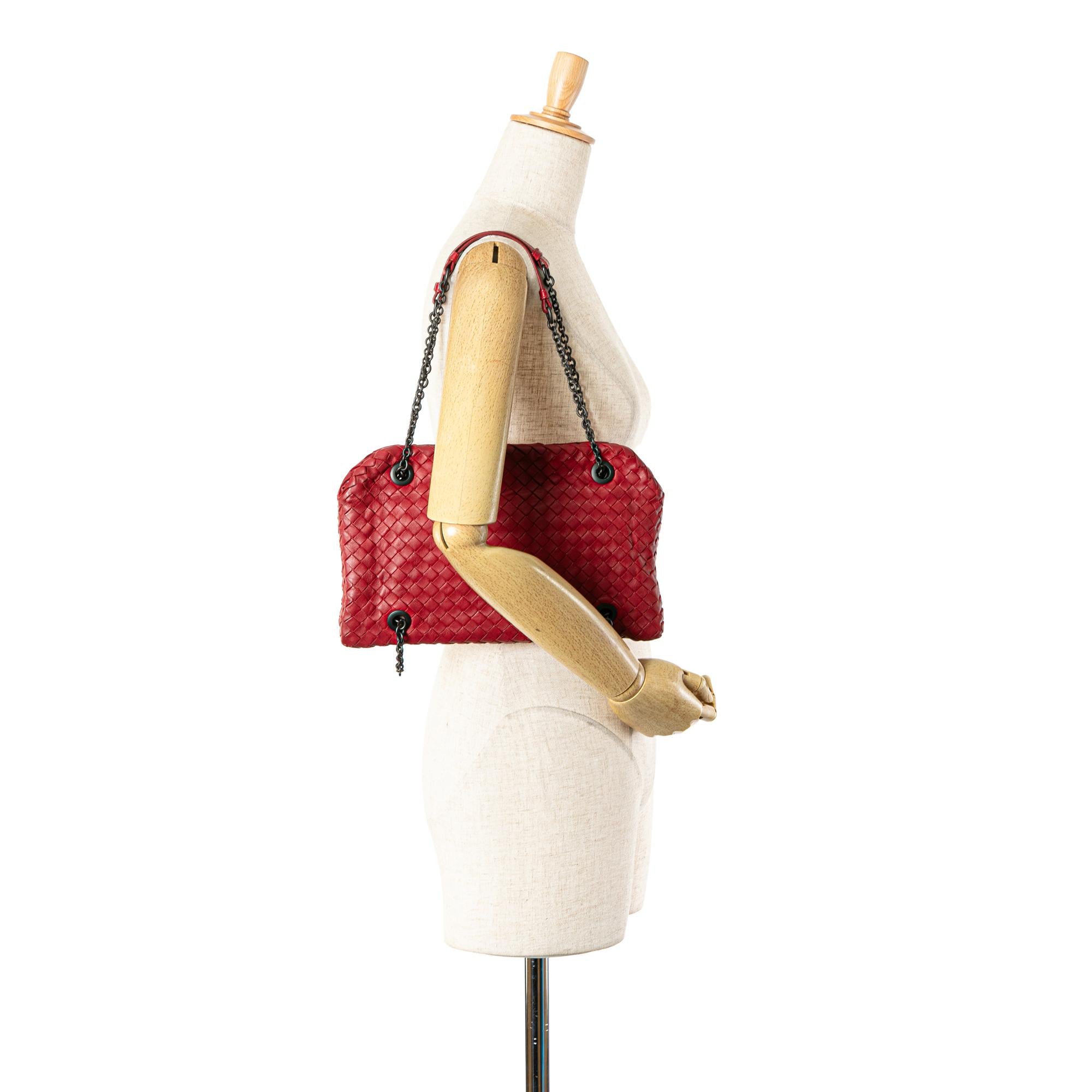 Bottega Veneta Nappa Intrecciato Duo Shoulder Bag