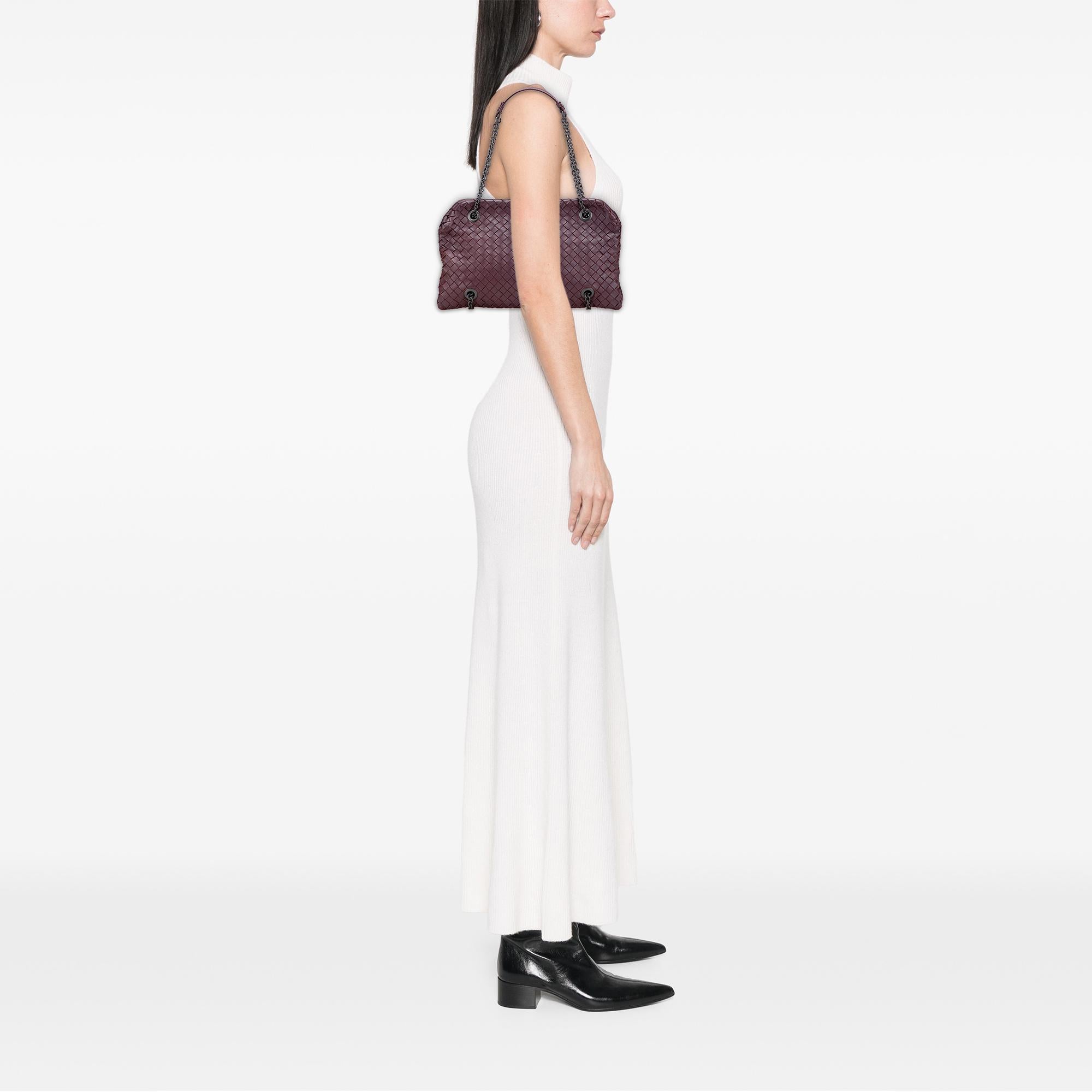 Bottega Veneta Nappa Intrecciato Duo Shoulder Bag