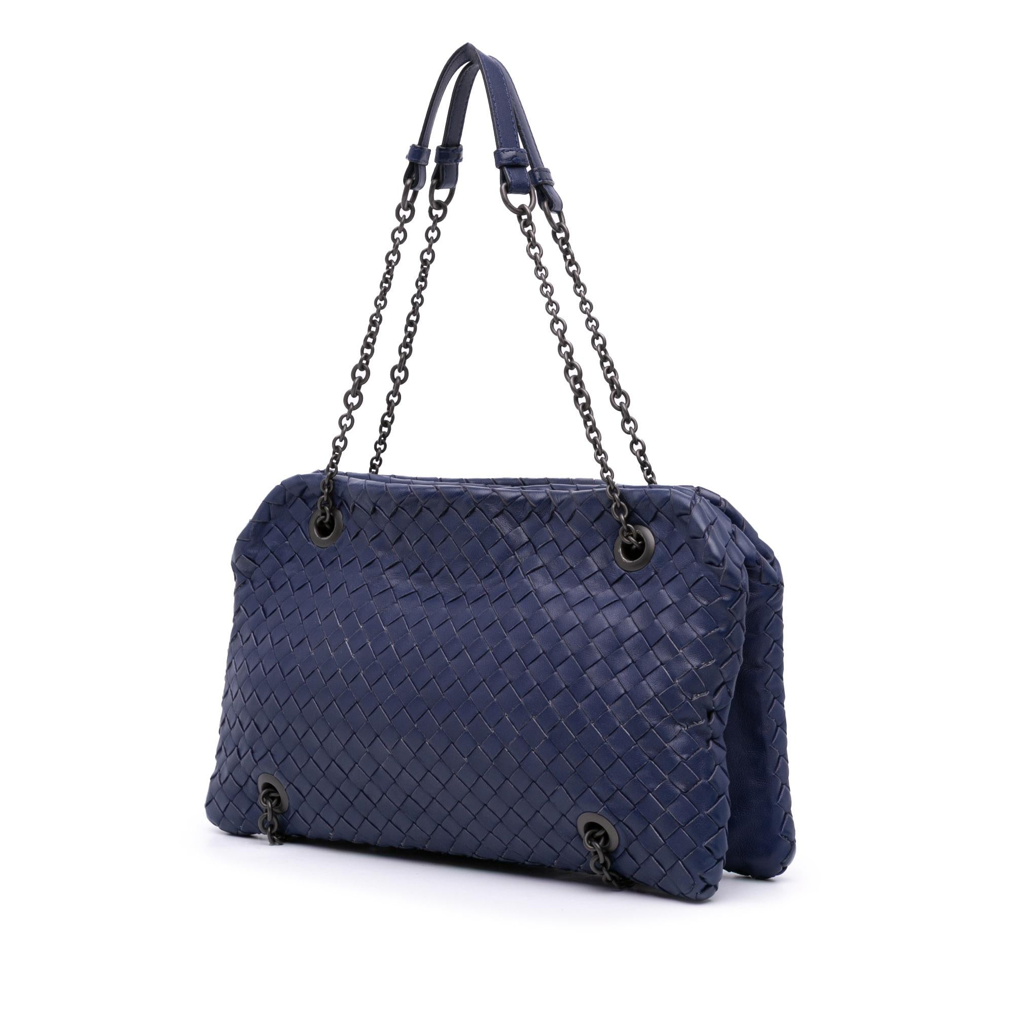 Bottega Veneta Nappa Intrecciato Duo Shoulder Bag