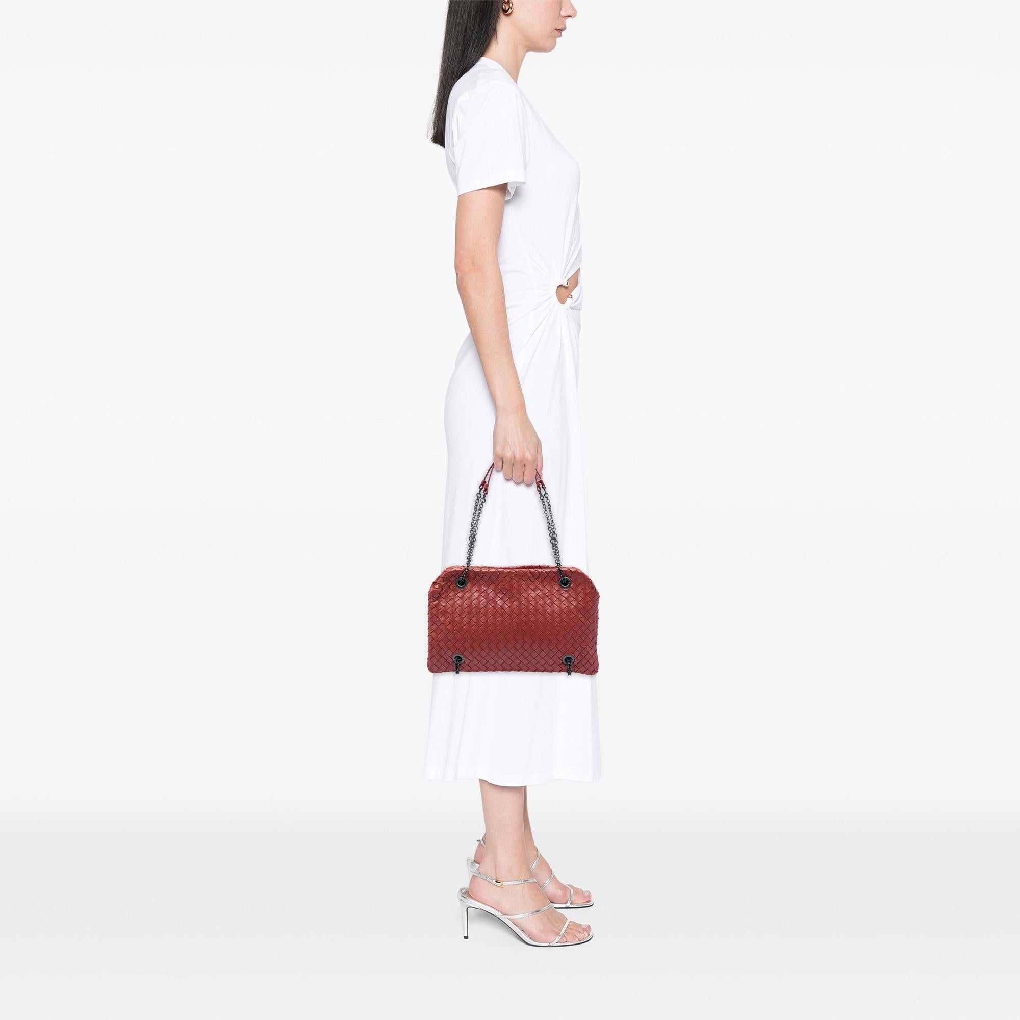 Bottega Veneta Nappa Intrecciato Duo Shoulder Bag