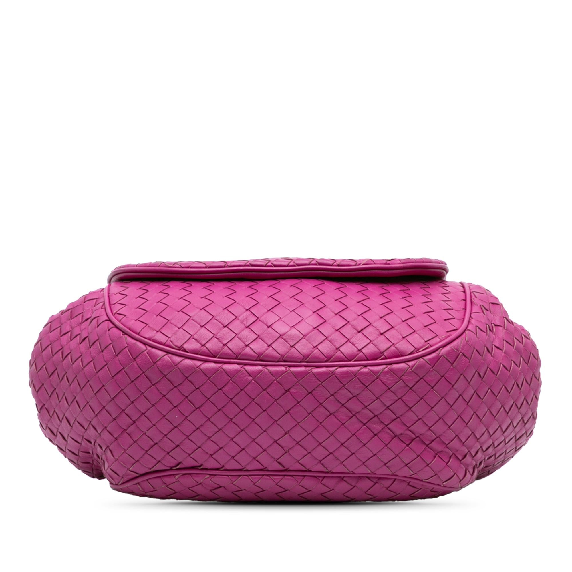 Bottega Veneta Nappa Intrecciato Flap Crossbody