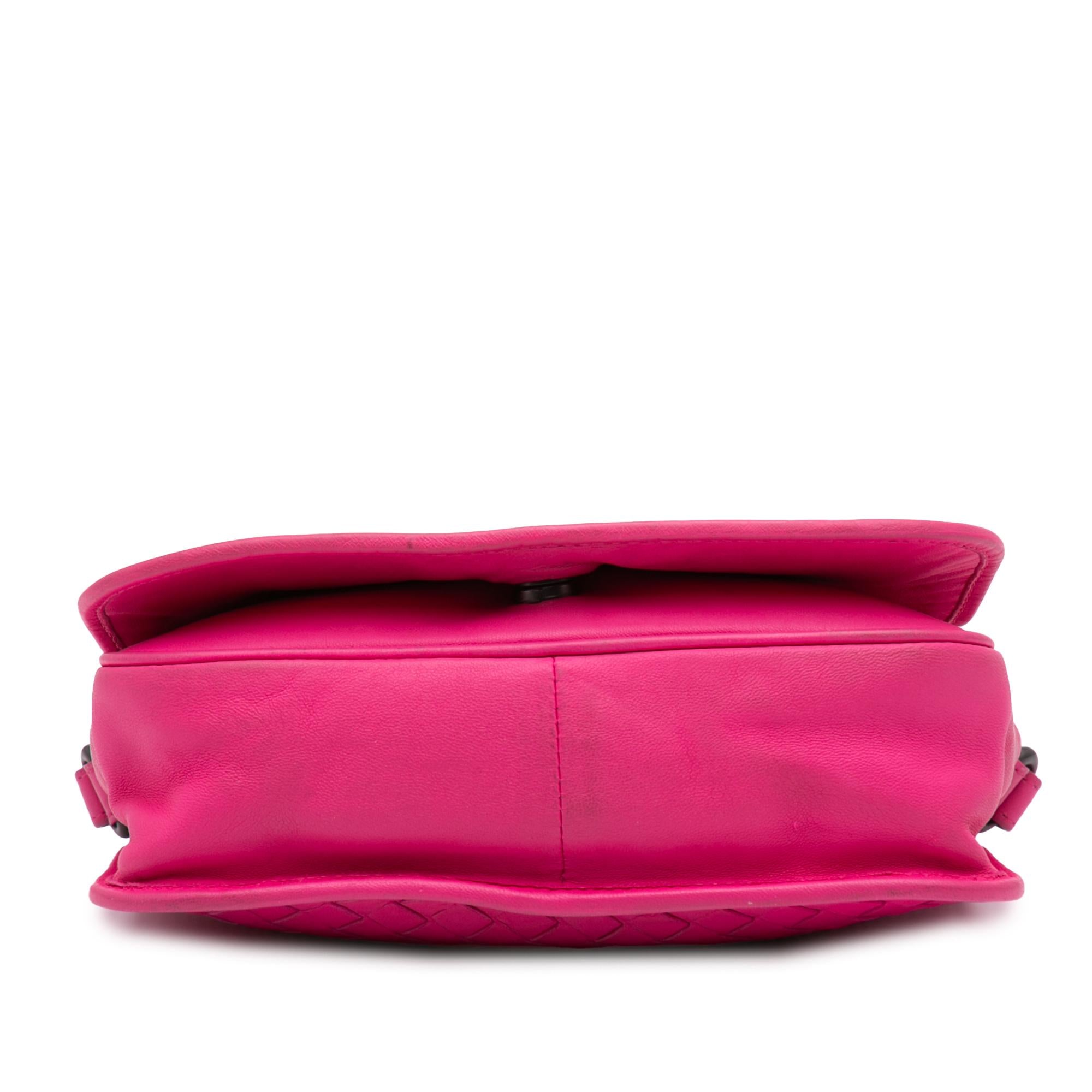 Bottega Veneta Nappa Intrecciato Flap Crossbody