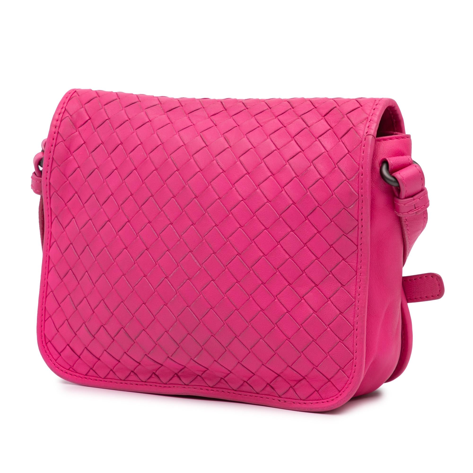 Bottega Veneta Nappa Intrecciato Flap Crossbody
