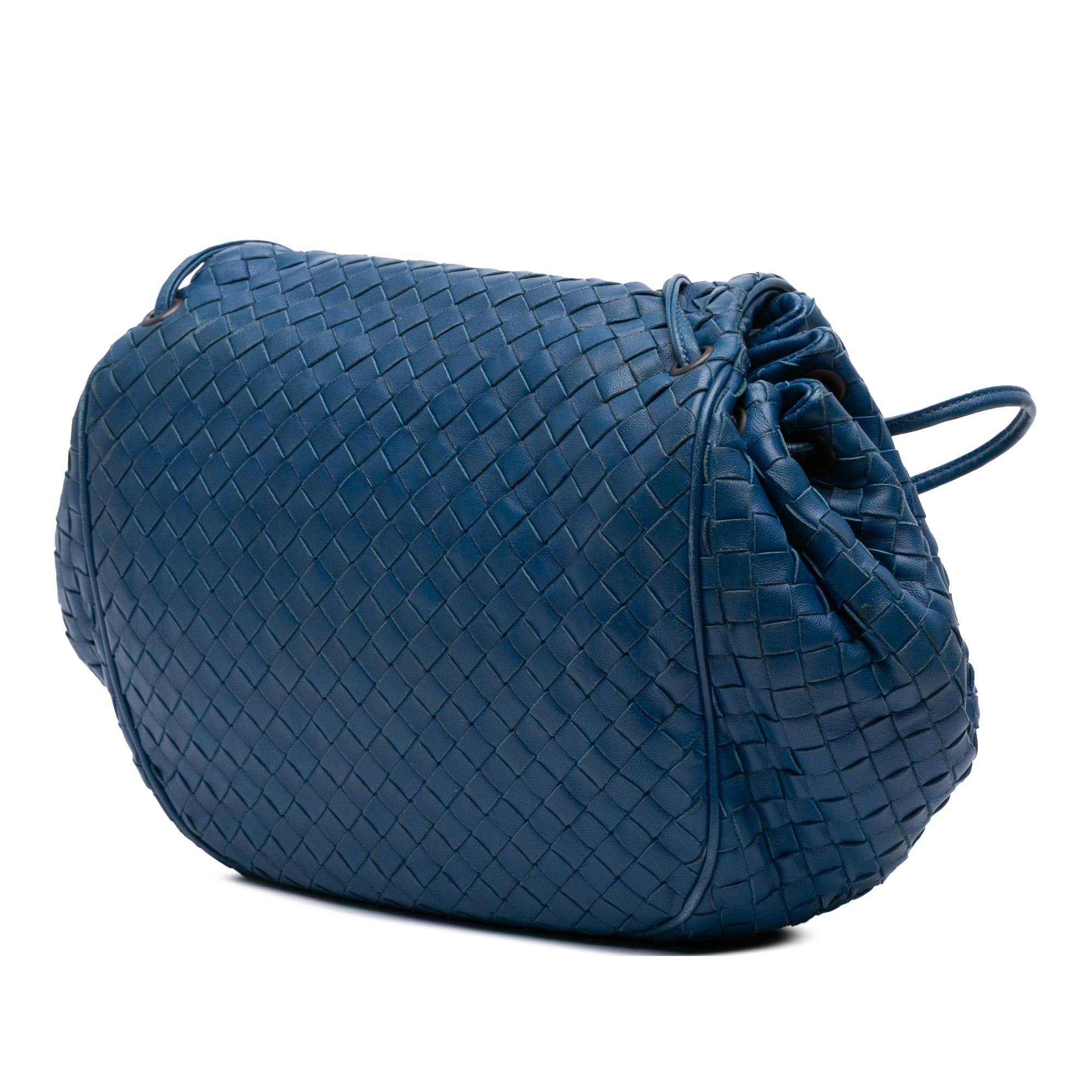 Bottega Veneta Nappa Intrecciato Flap Crossbody