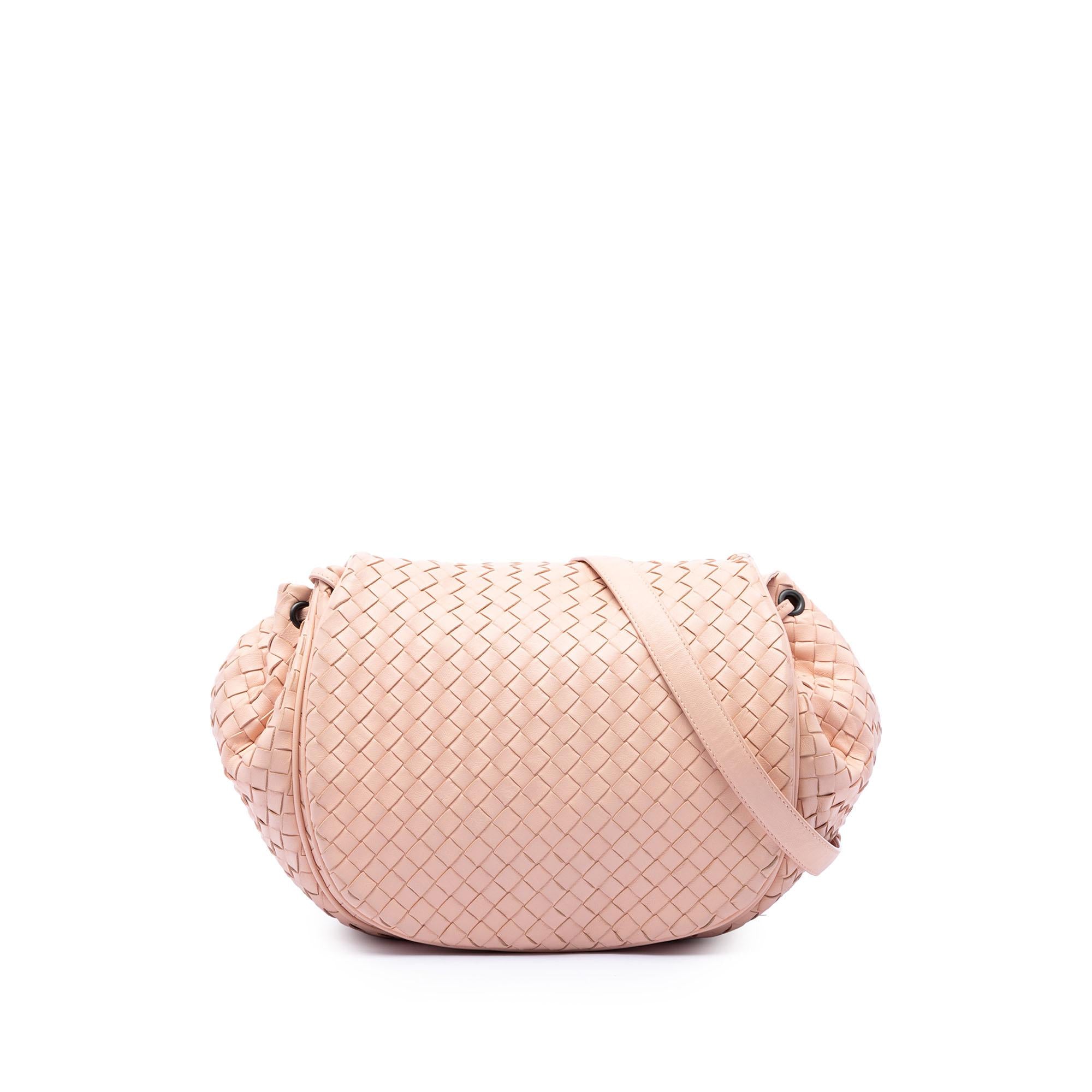 Bottega Veneta Nappa Intrecciato Flap Crossbody