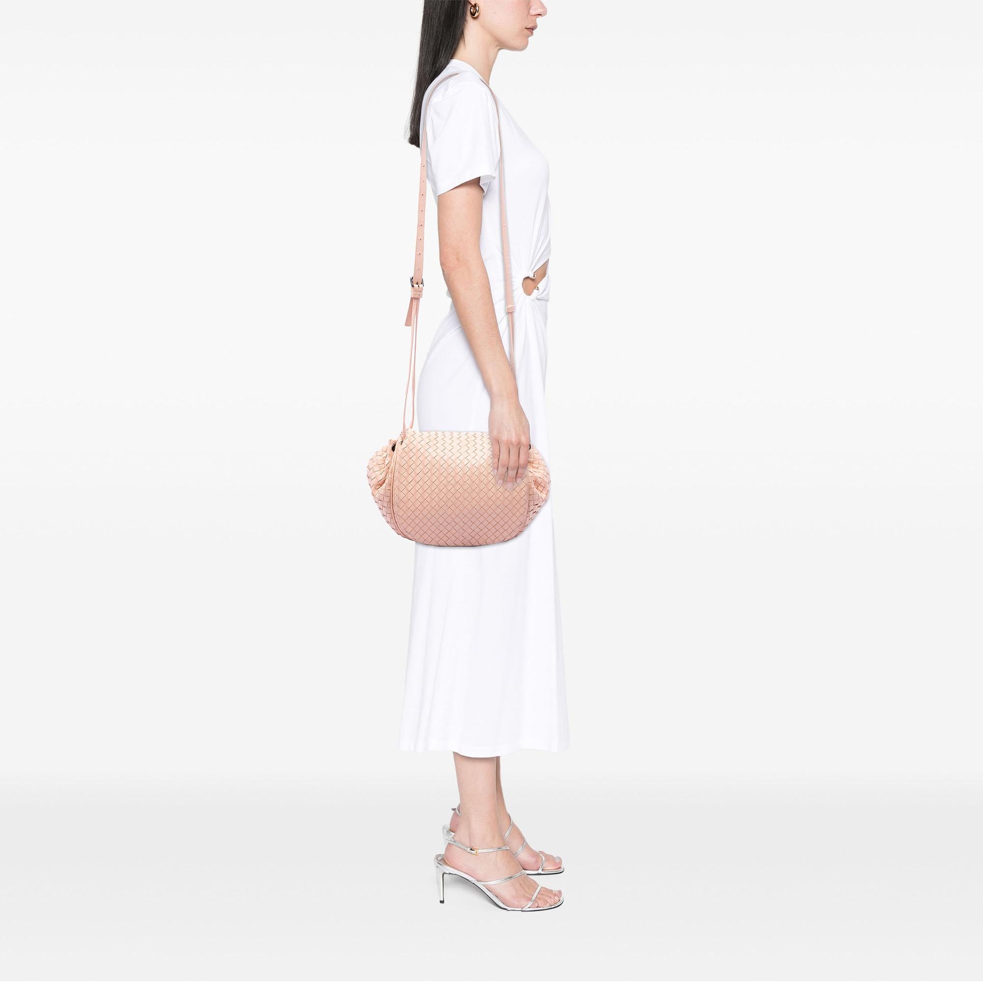 Bottega Veneta Nappa Intrecciato Flap Crossbody