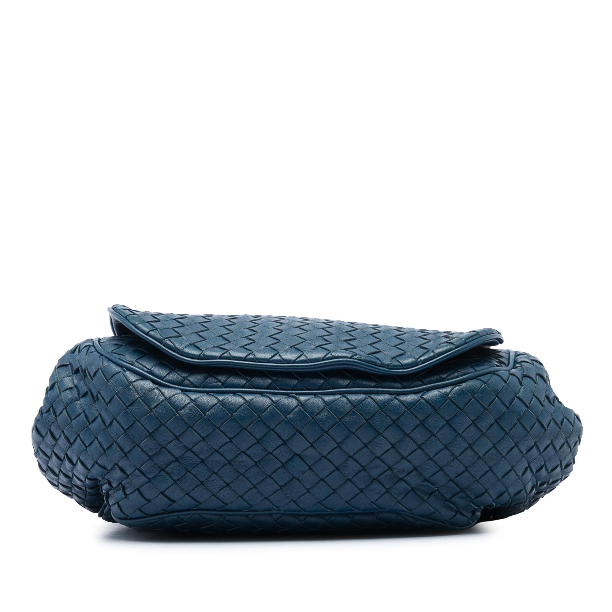 Bottega Veneta Nappa Intrecciato Flap Crossbody