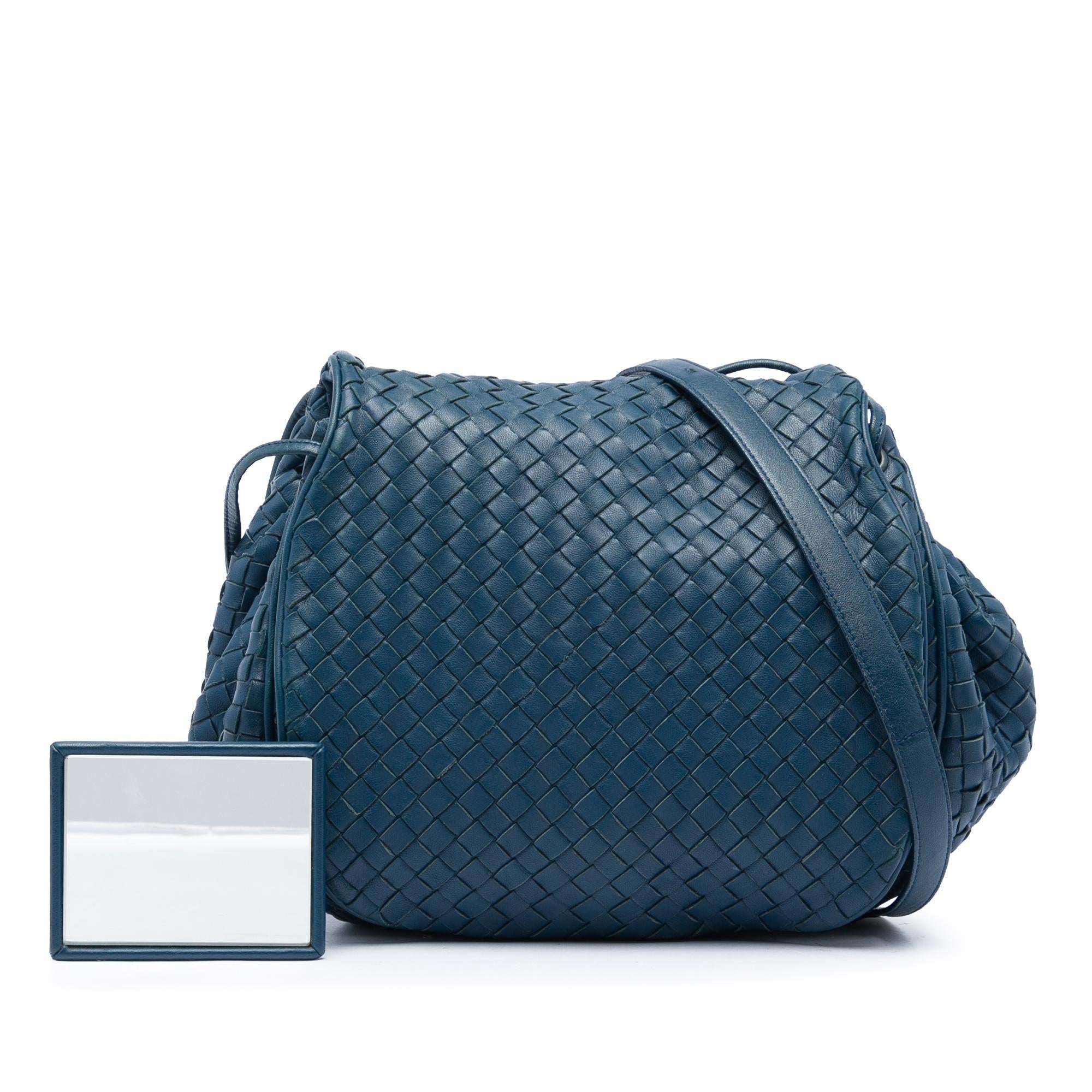 Bottega Veneta Nappa Intrecciato Flap Crossbody