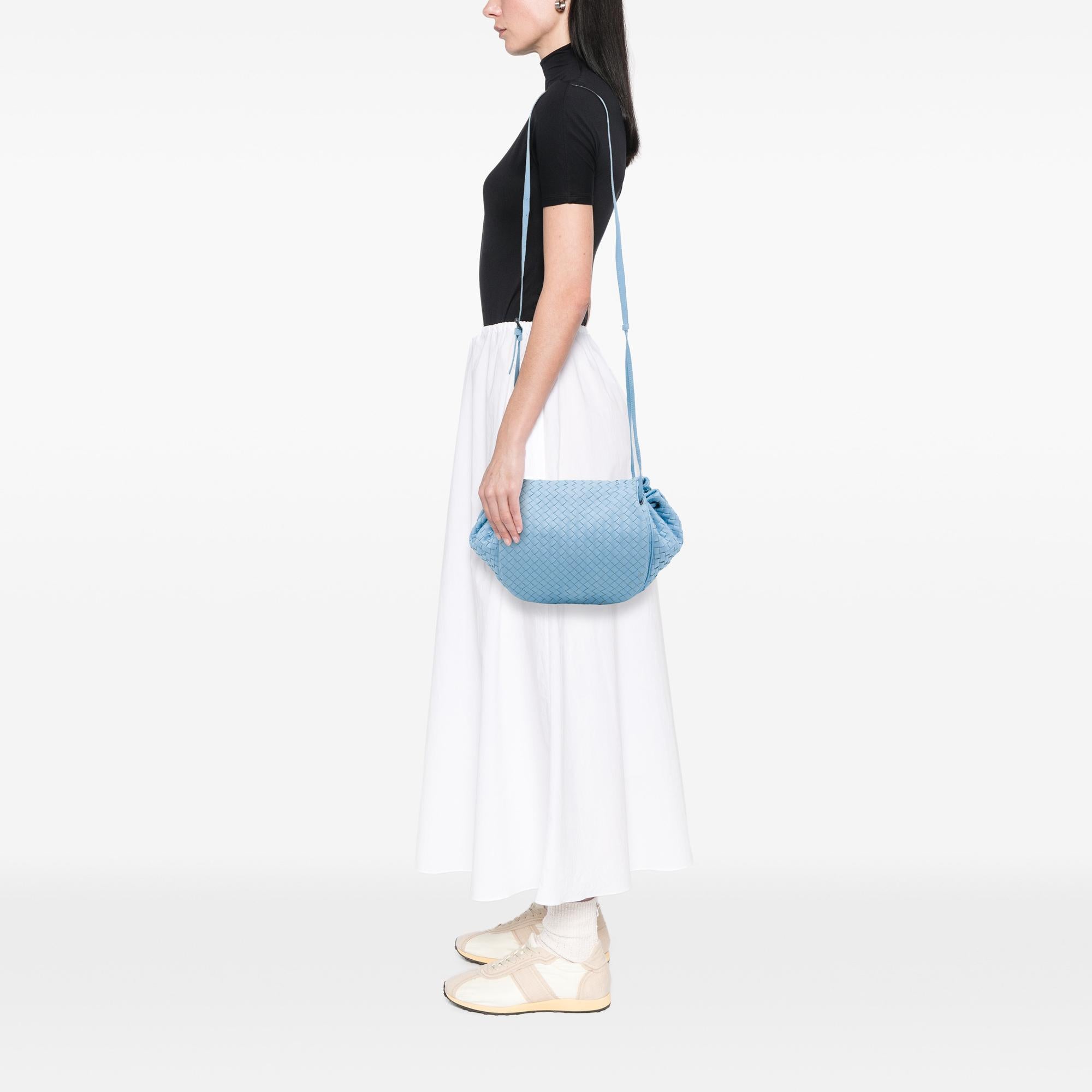 Bottega Veneta Nappa Intrecciato Flap Crossbody