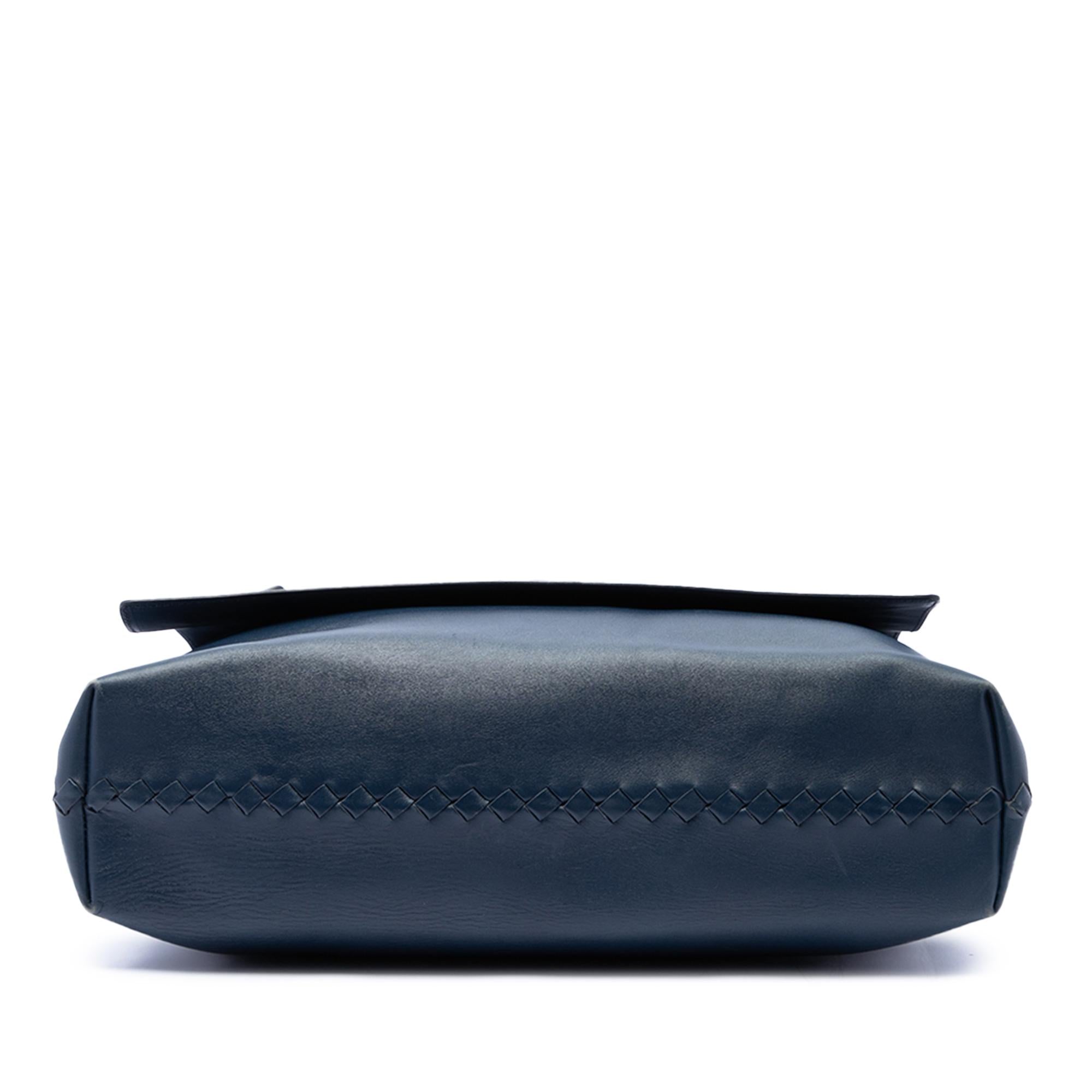 Bottega Veneta Nappa Intrecciato Flap Crossbody