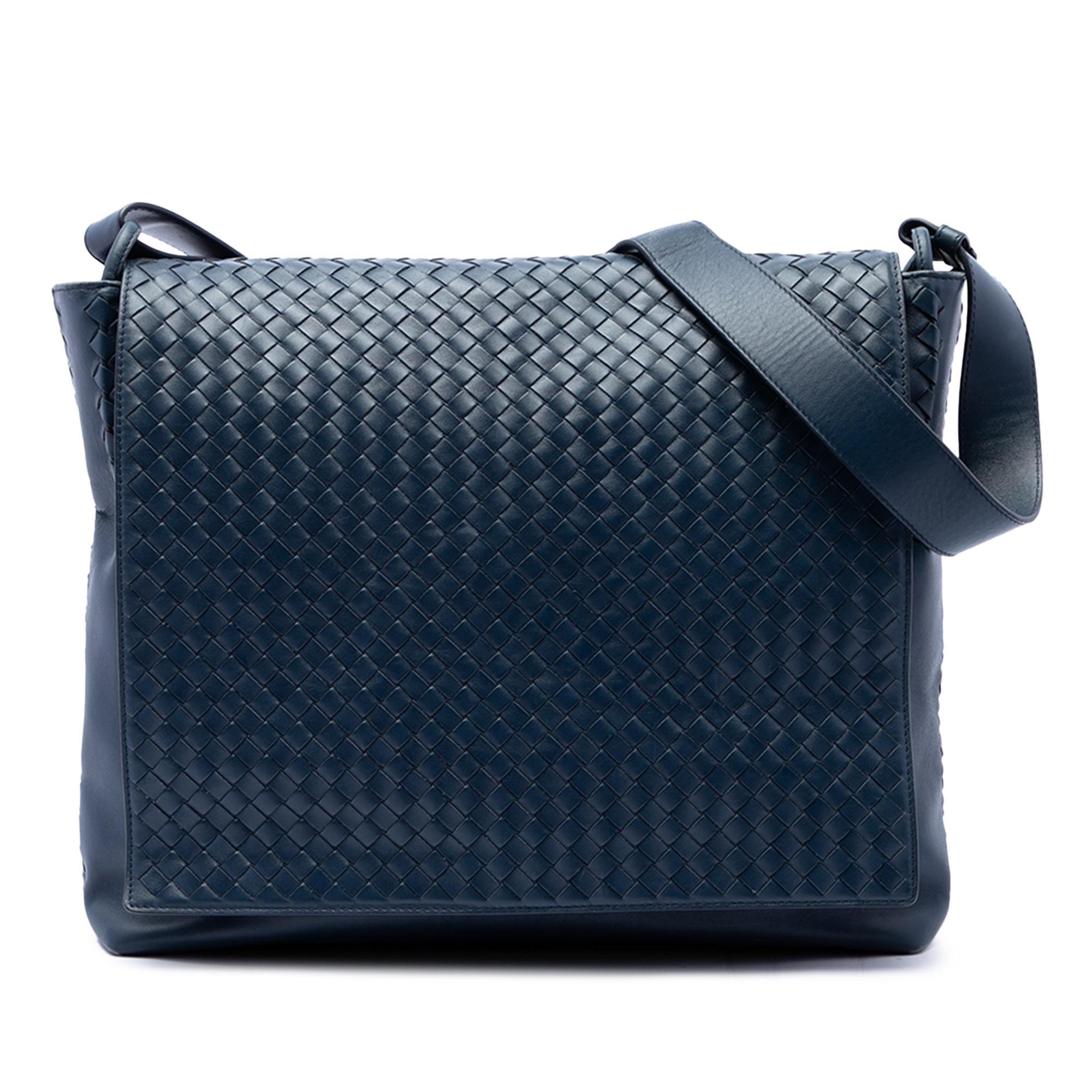 Bottega Veneta Nappa Intrecciato Flap Crossbody