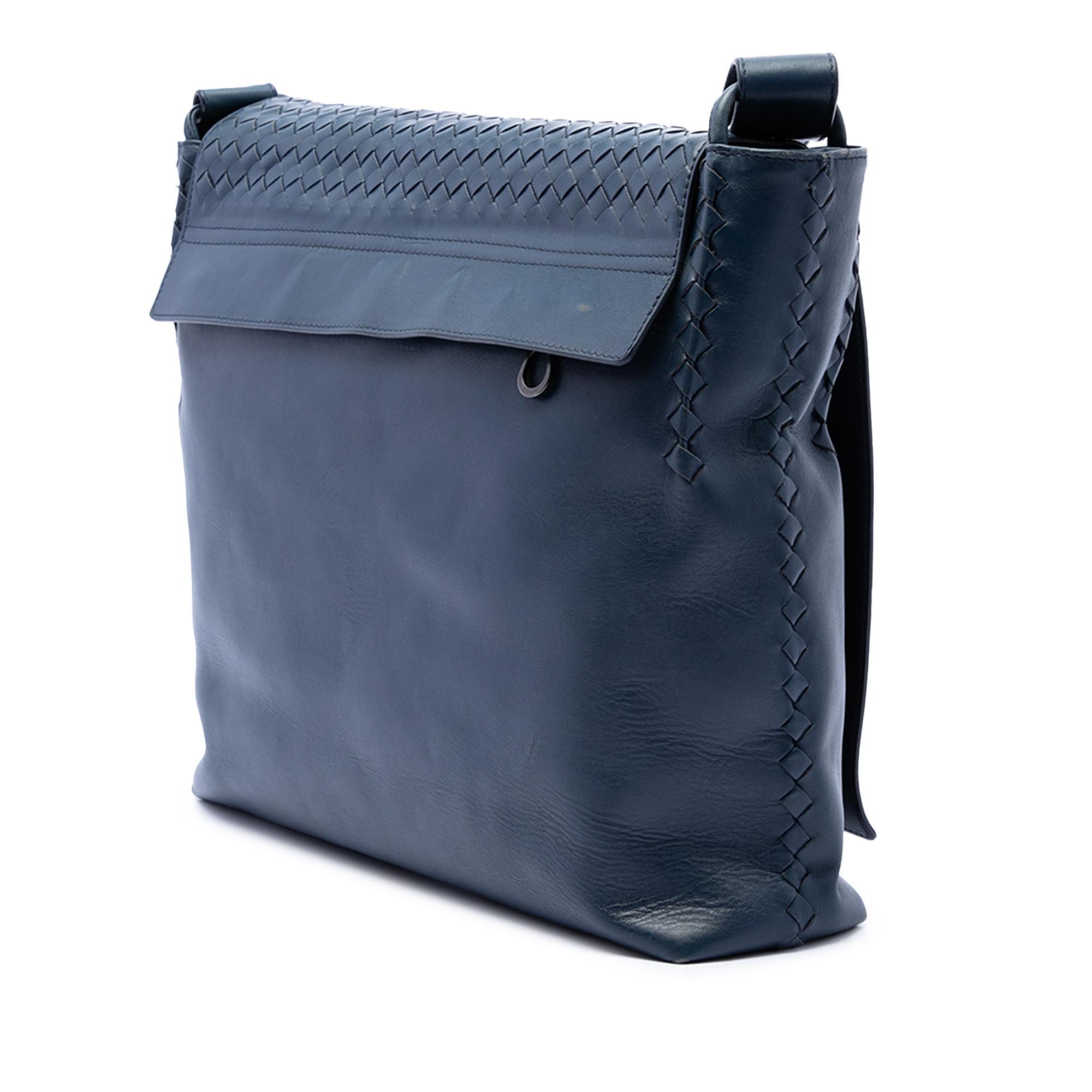 Bottega Veneta Nappa Intrecciato Flap Crossbody