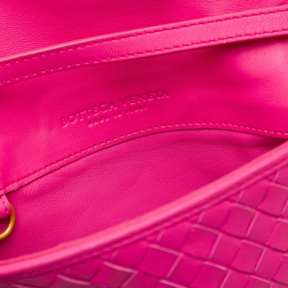 Bottega Veneta Nappa Intrecciato Flap Crossbody