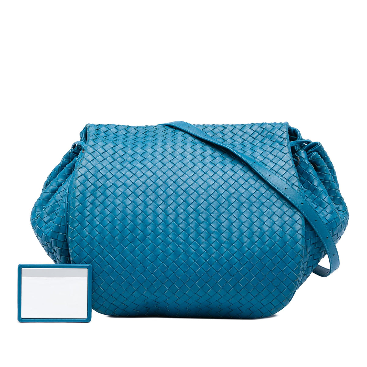 Bottega Veneta Nappa Intrecciato Flap Crossbody
