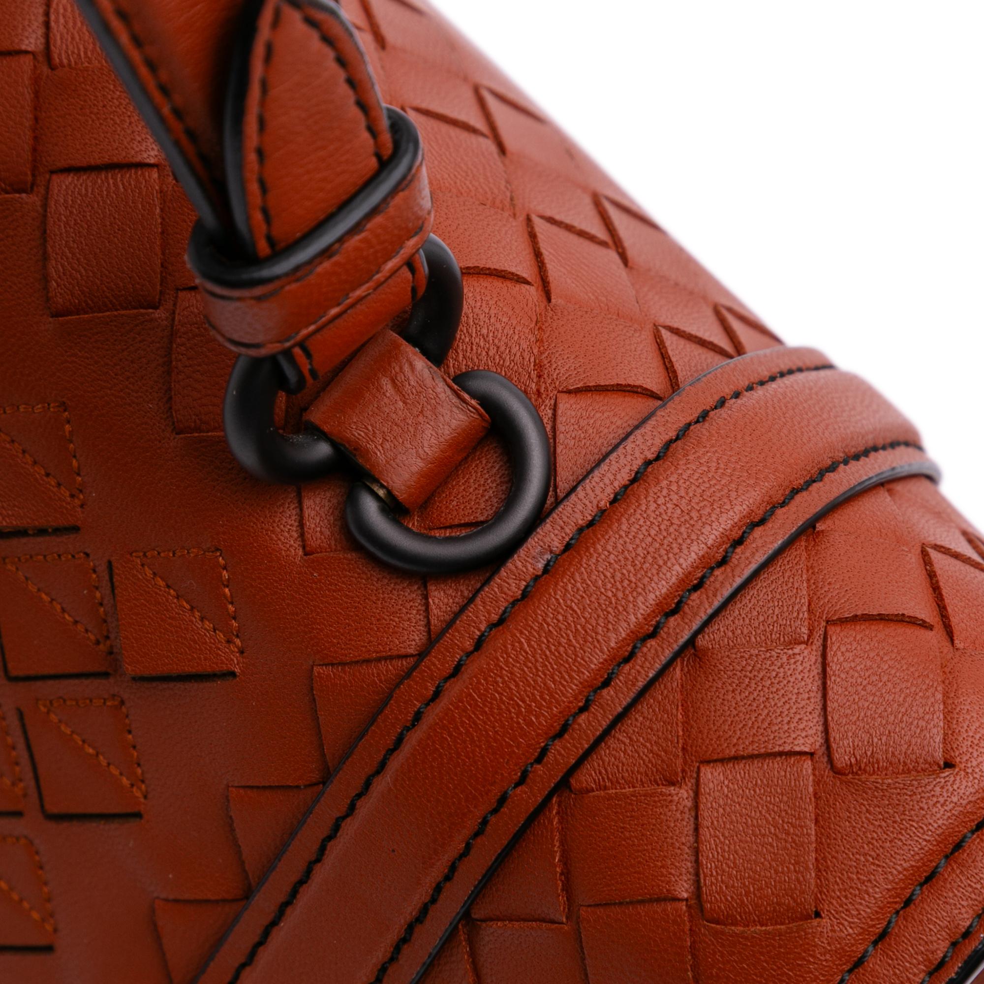 Bottega Veneta Nappa Intrecciato Flap Satchel
