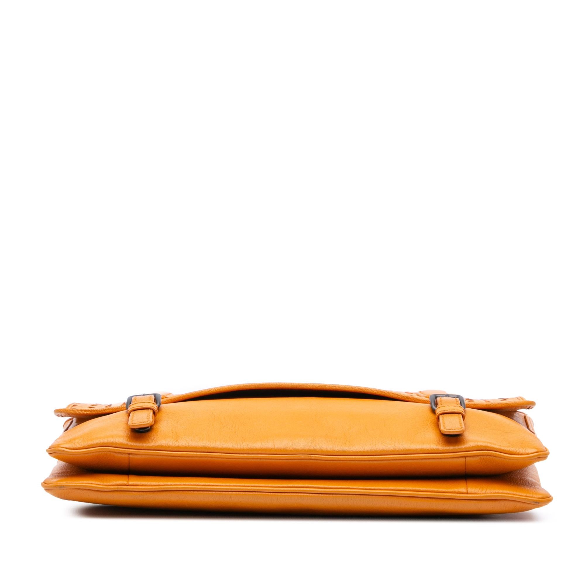 Bottega Veneta Nappa Intrecciato Flap Shoulder Bag
