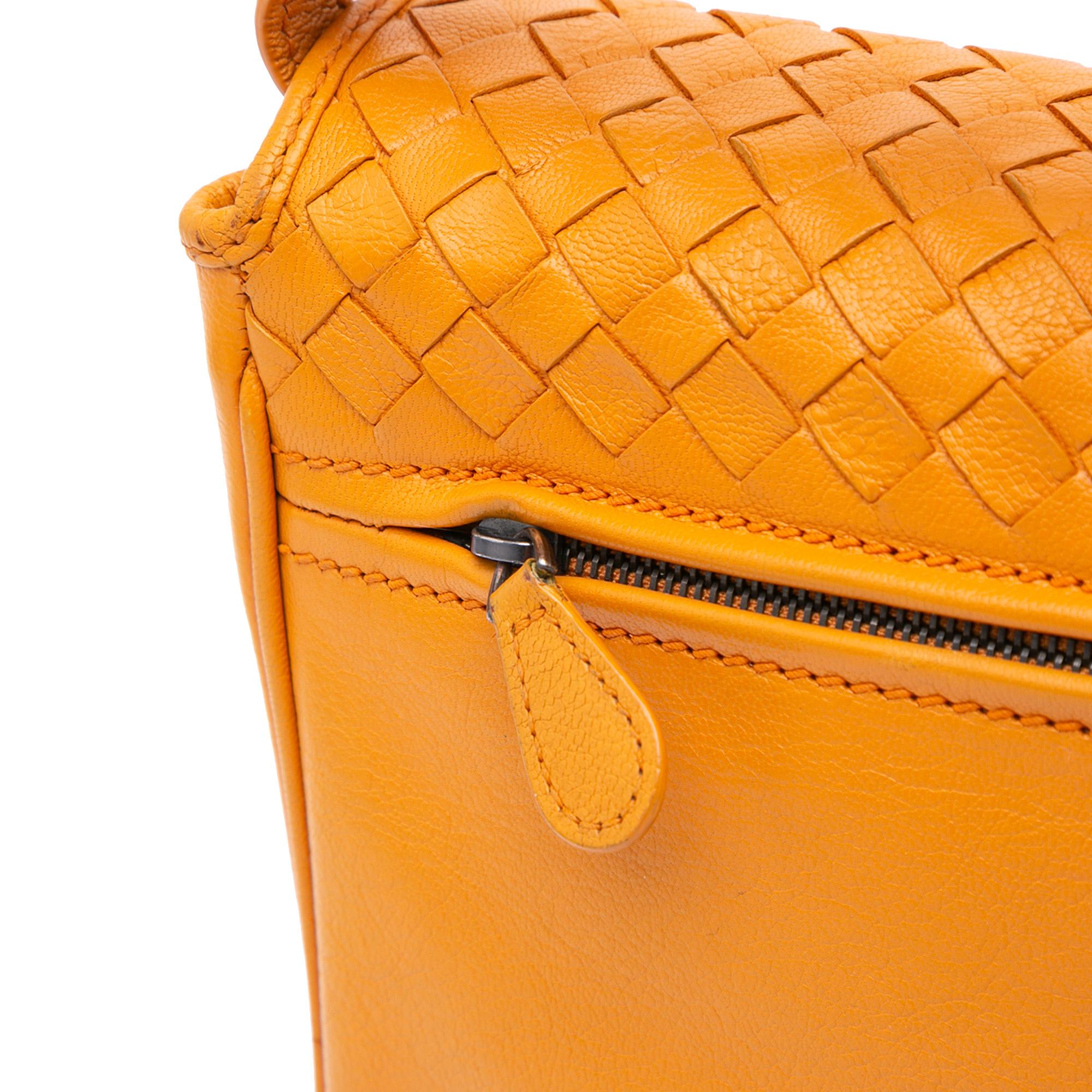Bottega Veneta Nappa Intrecciato Flap Shoulder Bag
