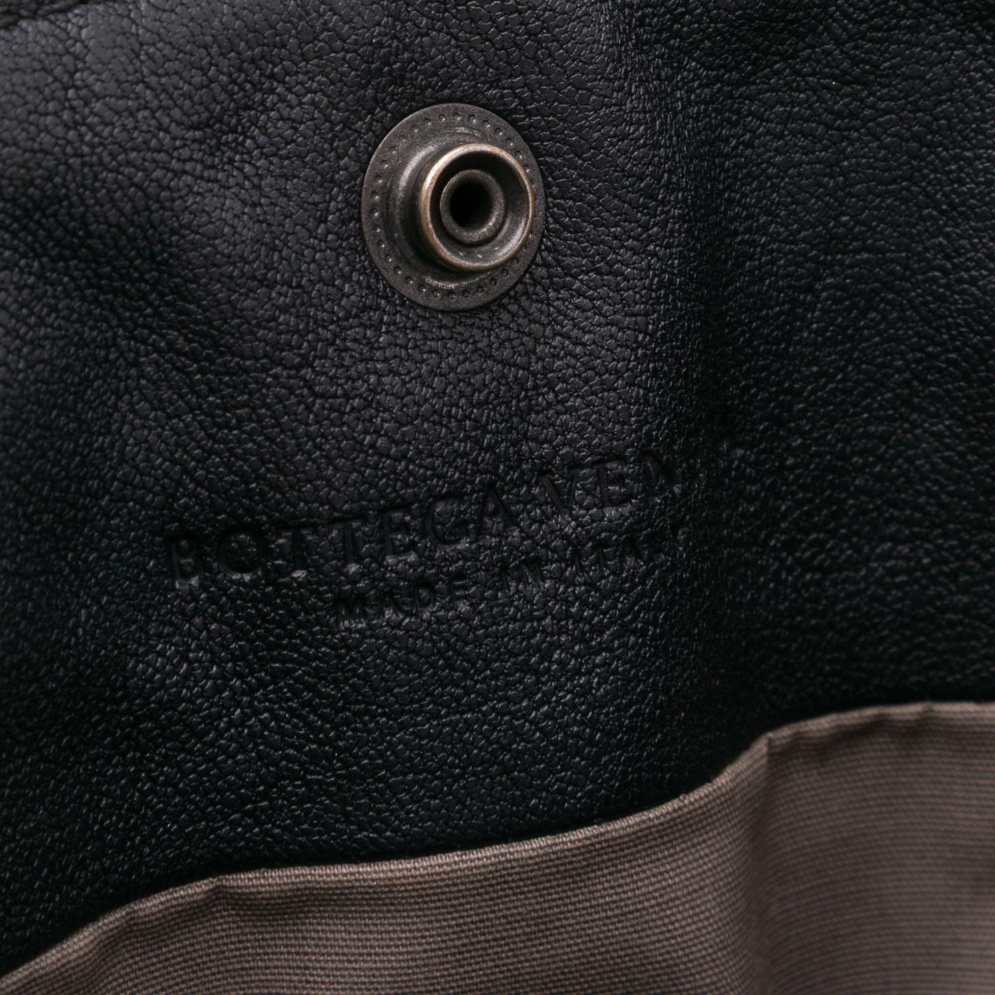 Bottega Veneta Nappa Intrecciato Flat Crossbody