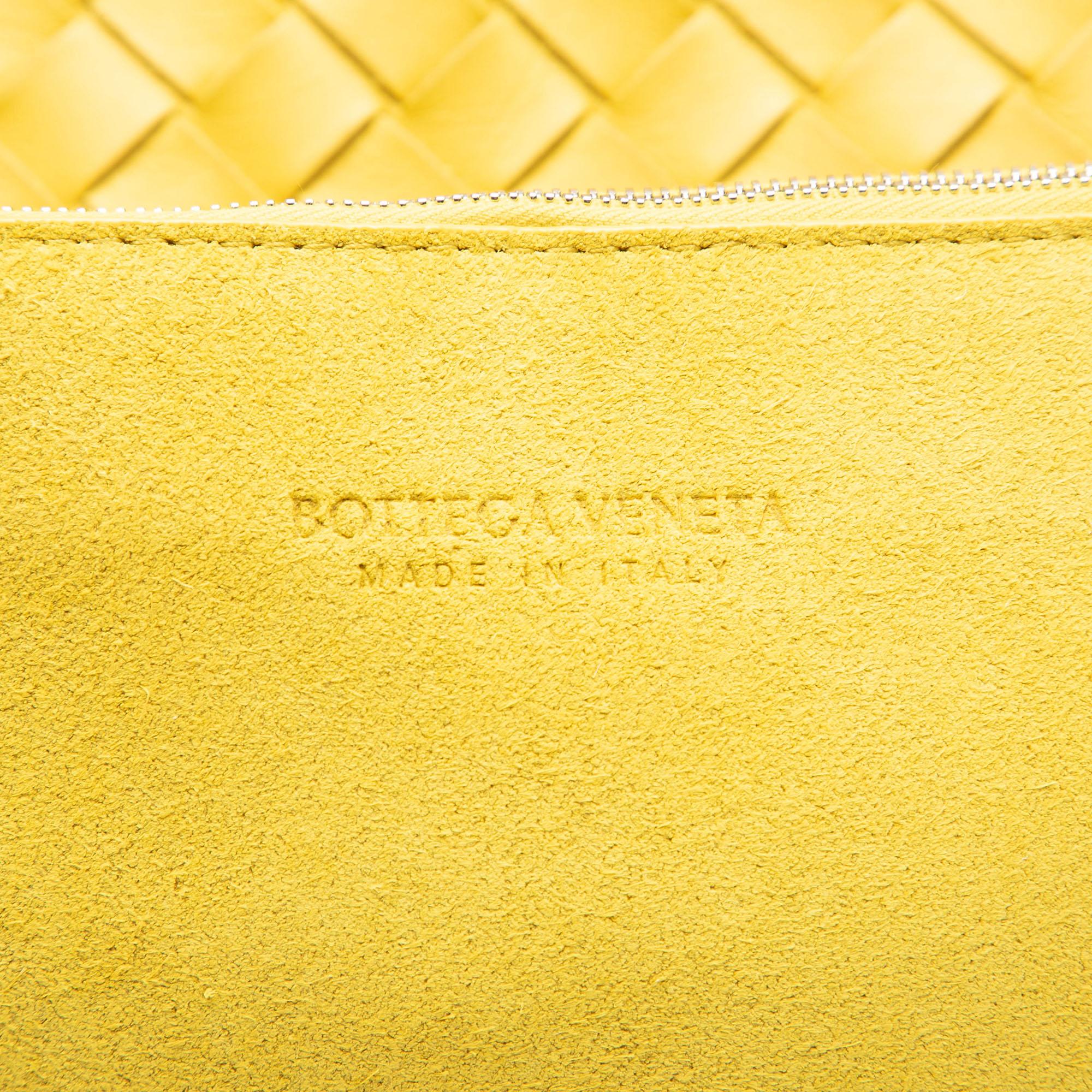 Bottega Veneta Nappa Intrecciato Fold Over Clutch