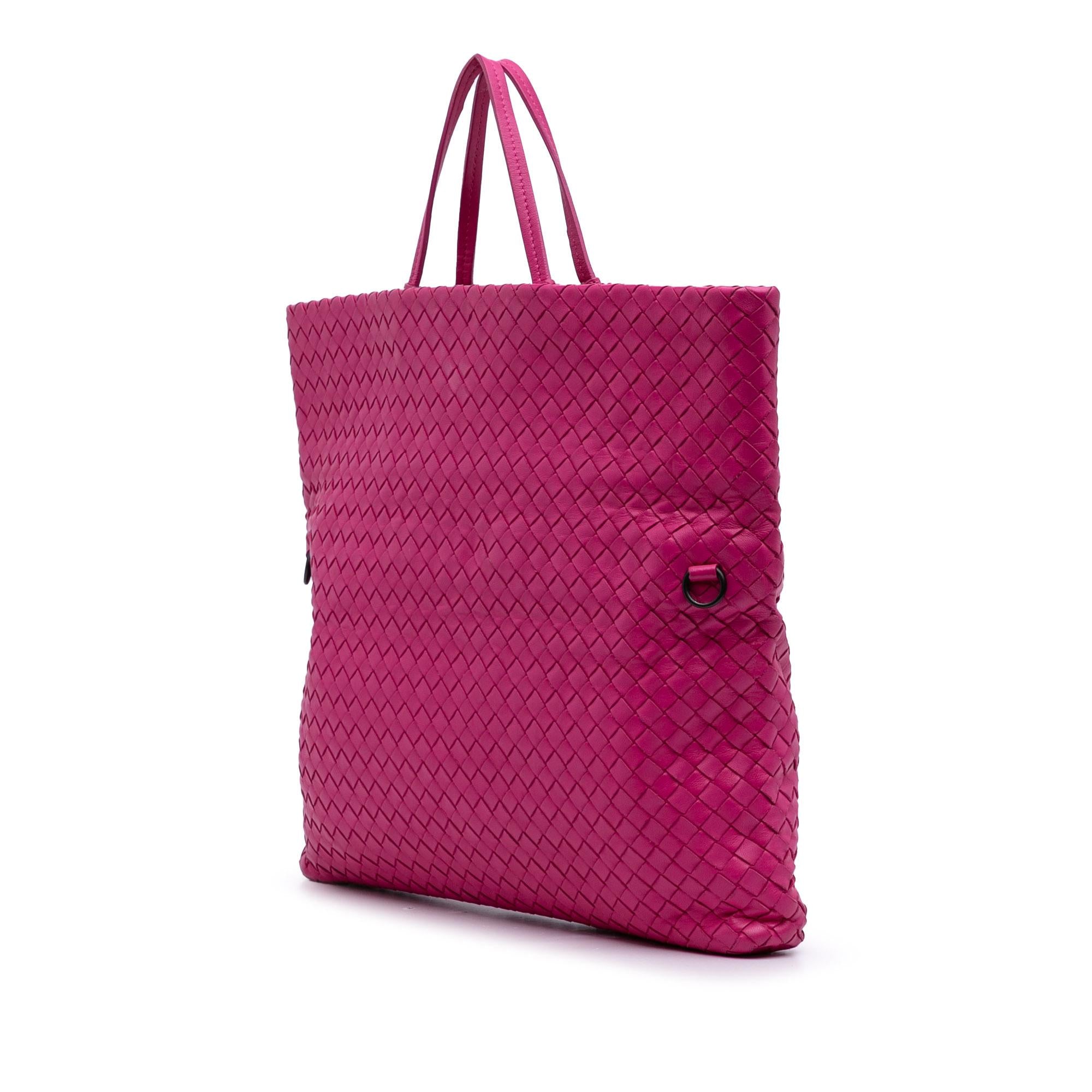 Bottega Veneta Nappa Intrecciato Fold Over Tote