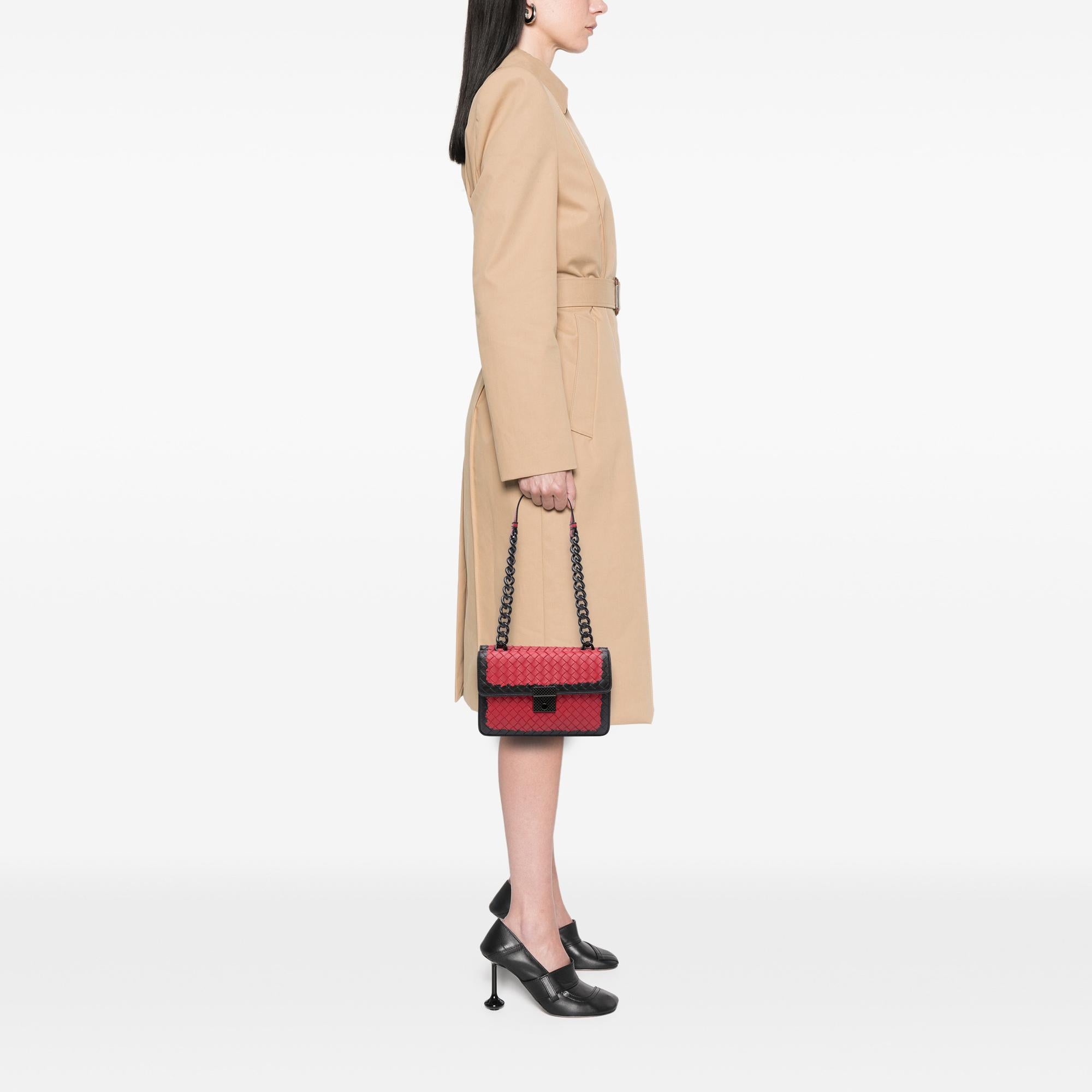 Bottega Veneta Nappa Intrecciato Glass Shoulder Bag